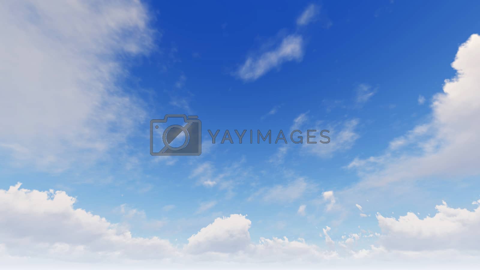 Royalty free image of Cloudy blue sky abstract background, 3d illustration by teerawit