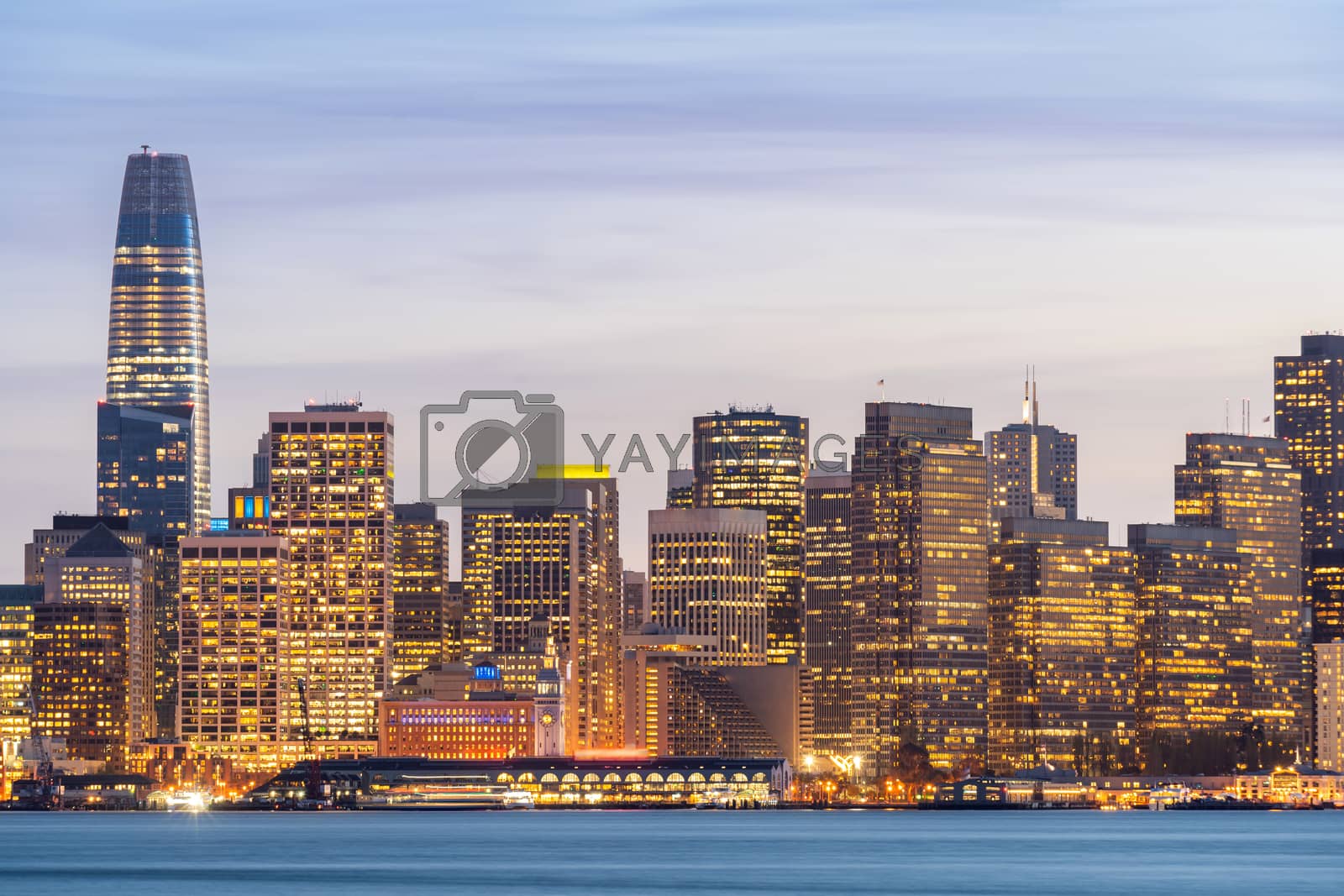 Royalty free image of San Francisco downtown skyline by vichie81