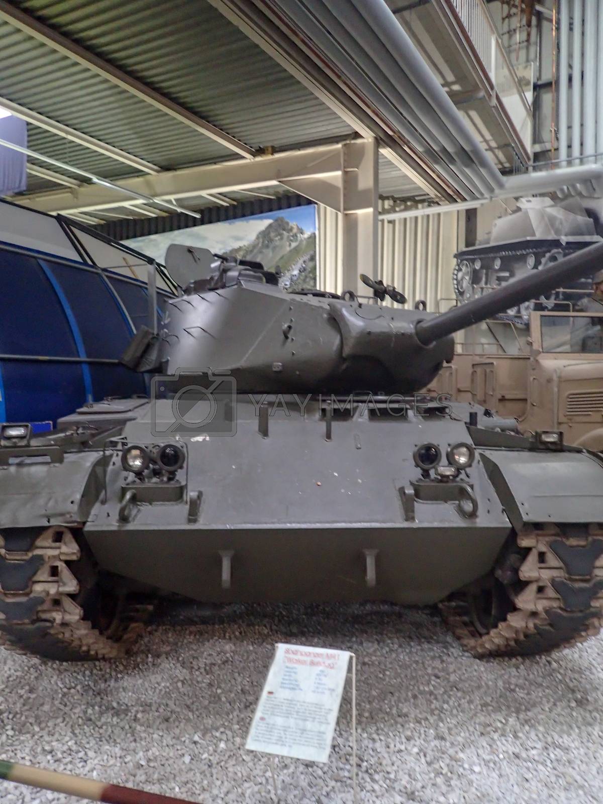 Royalty free image of an old tank from the world war in a museum by Tevion25