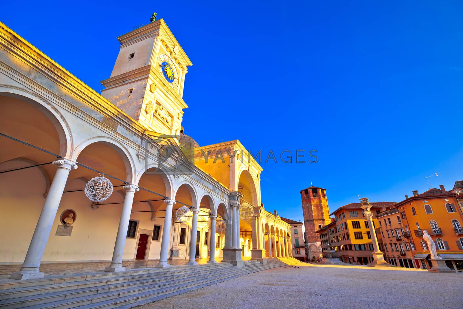Royalty free image of Piazza della Liberta square in Udine landmarks view by xbrchx