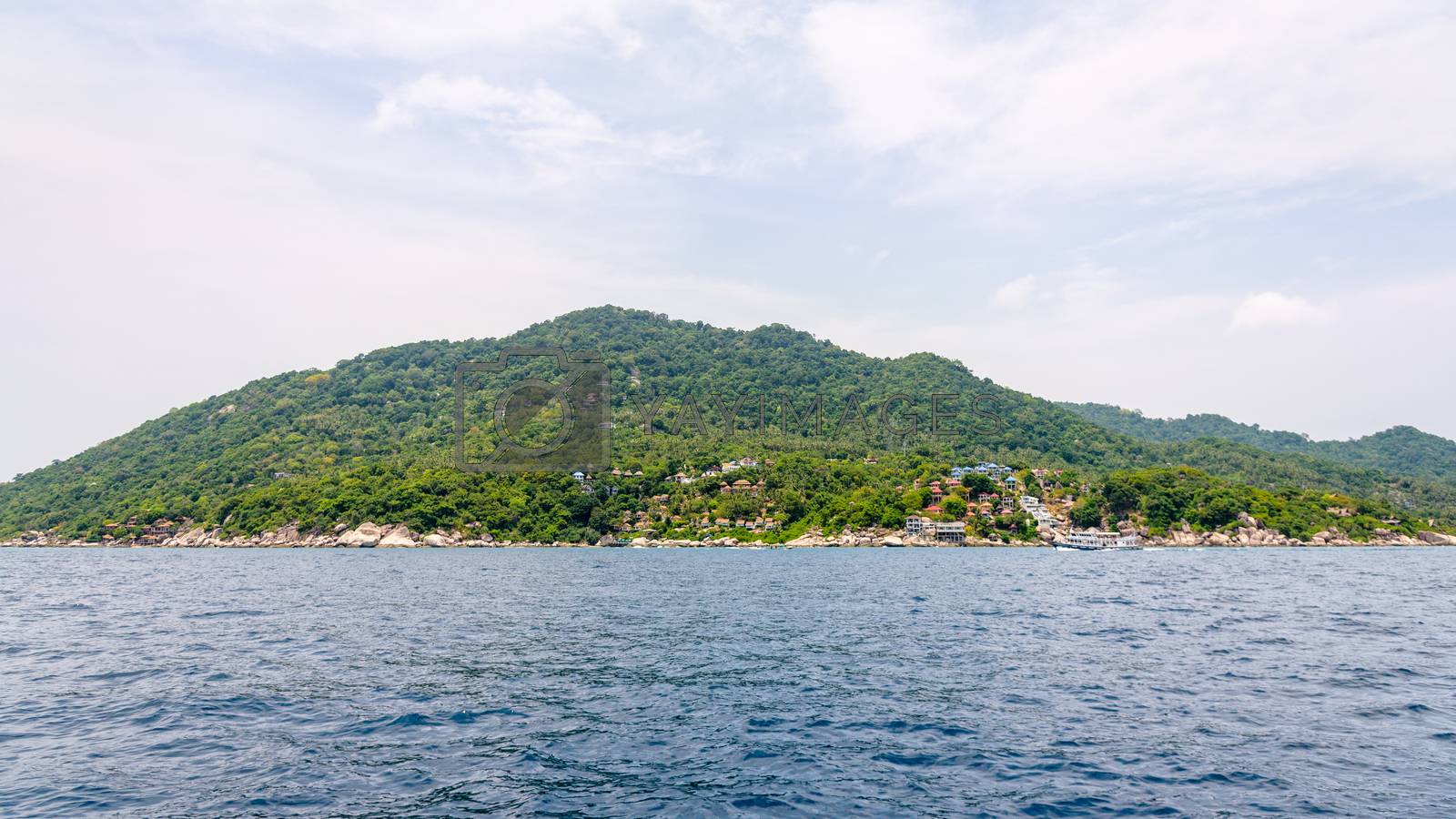 Royalty free image of Koh Tao island in the Gulf of Thailand by Yongkiet