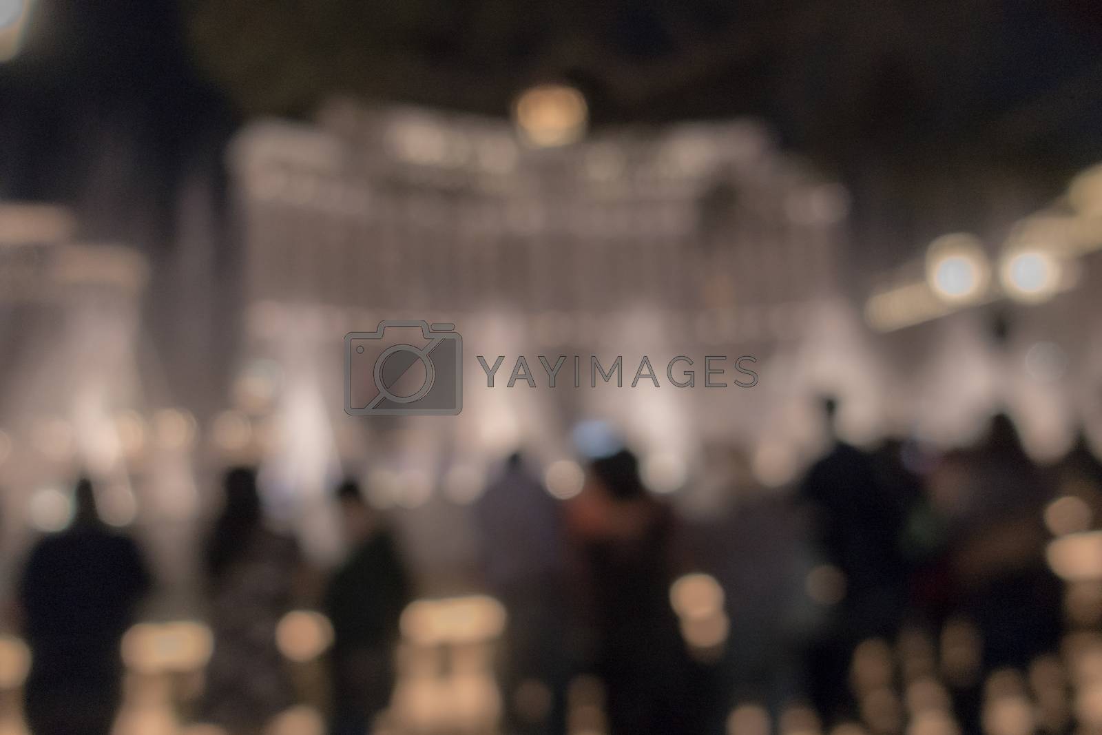 Royalty free image of Las Vegas Blurred background night by vichie81