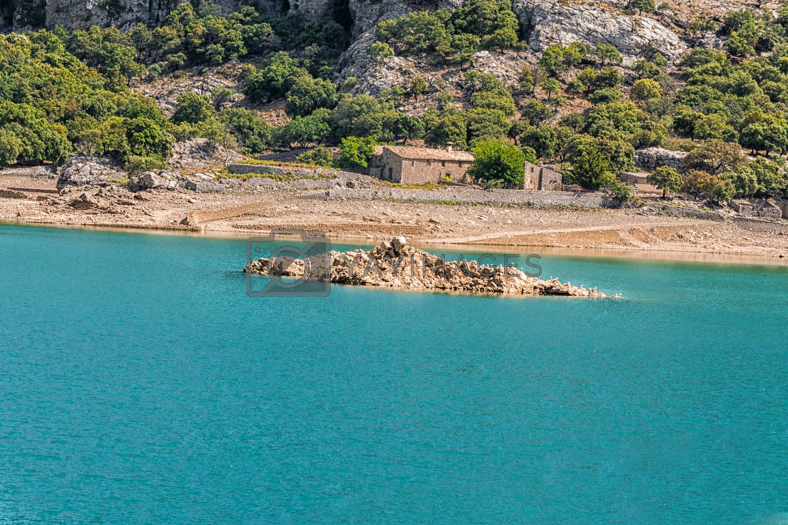 Royalty free image of Cuber reservoir in the Sierra de Tramuntana, Mallorca, Spain by JFsPic