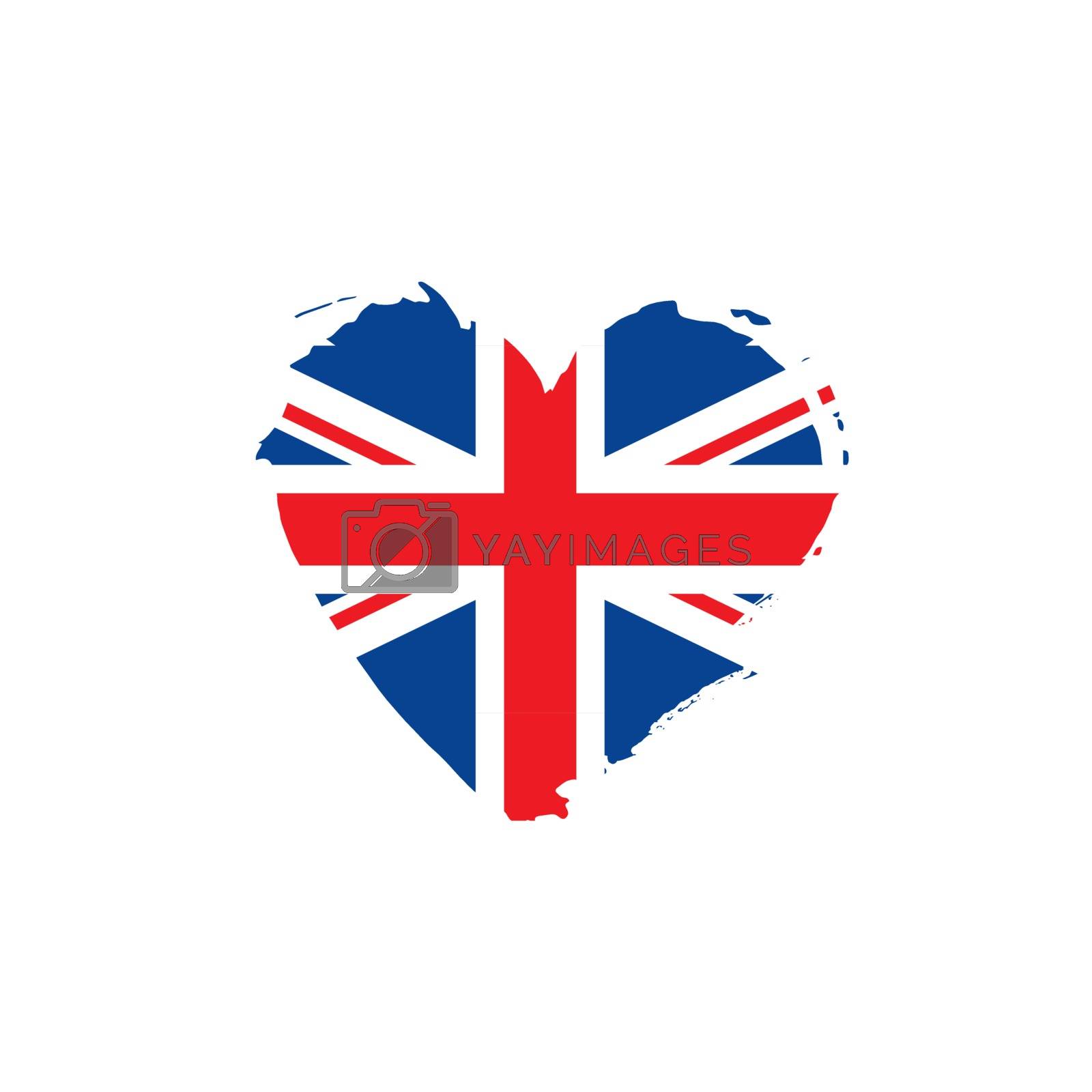 Royalty free image of Flag of the United Kingdom, vector by butenkow