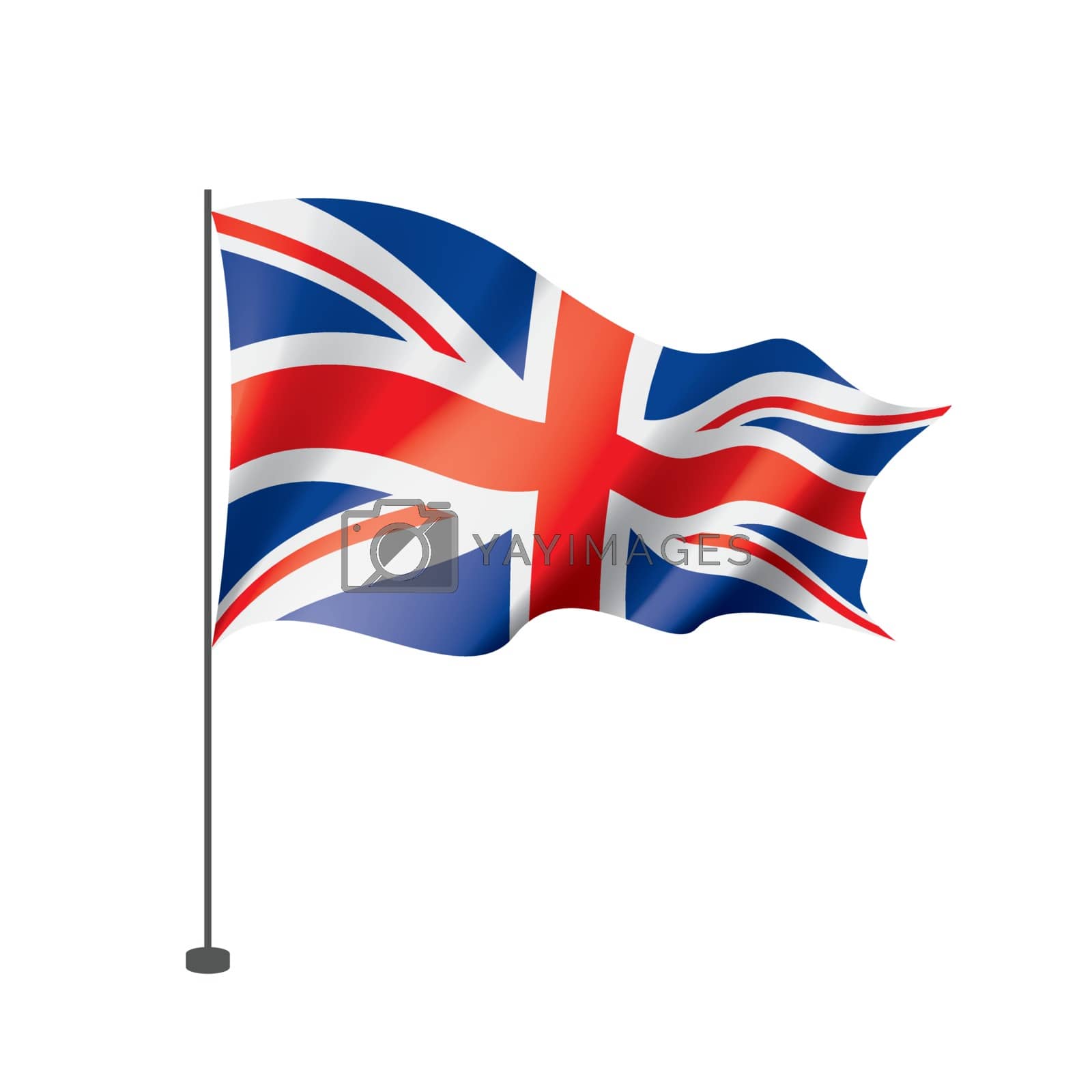 Royalty free image of Flag of the United Kingdom, vector by butenkow