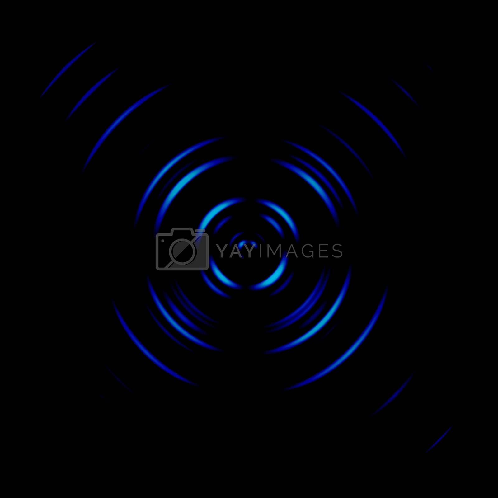 Royalty free image of Blue galaxy spiral or circle signal, abstract background by mouu007