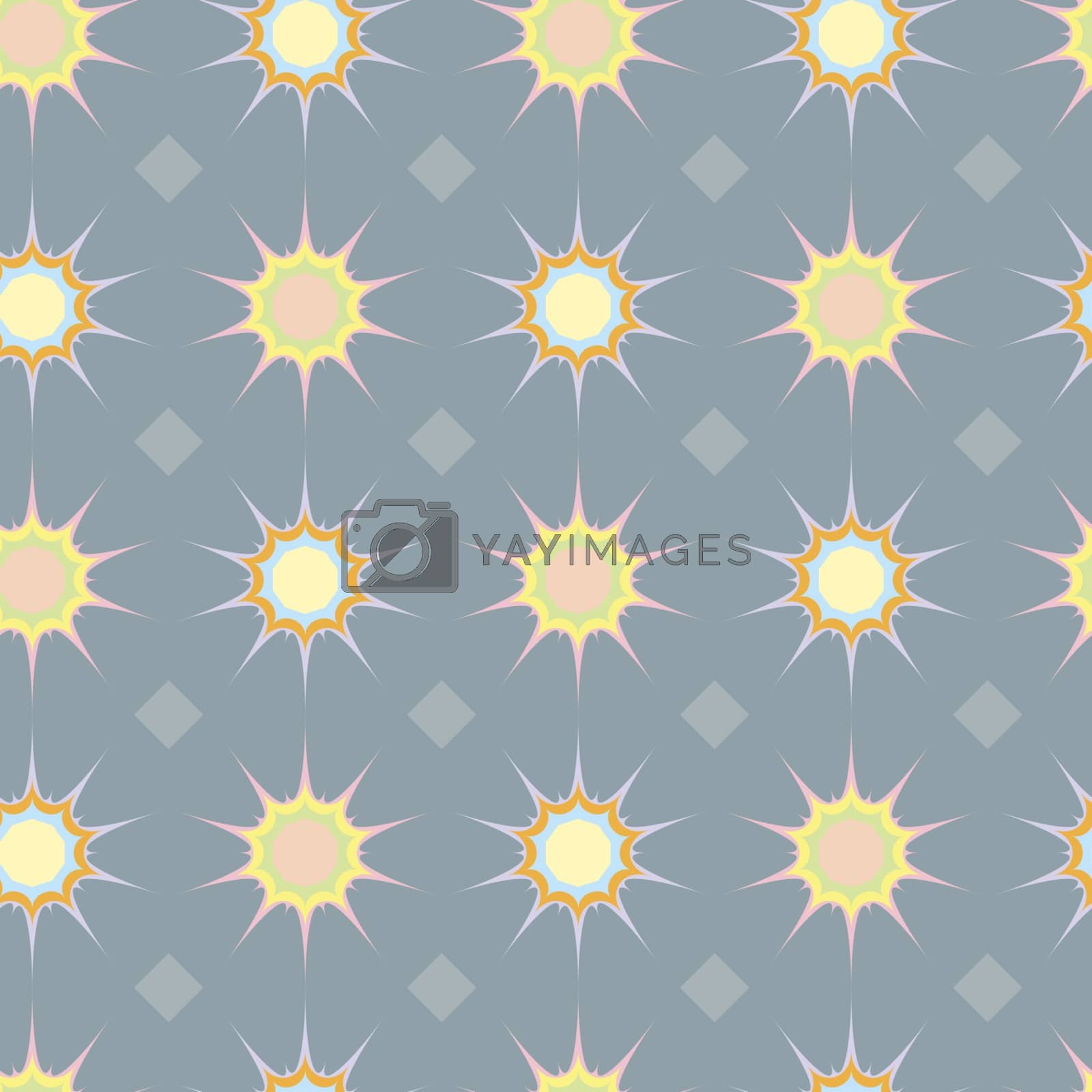 Royalty free image of Abstract ethnic geometric seamless pattern with stars by Musjaka