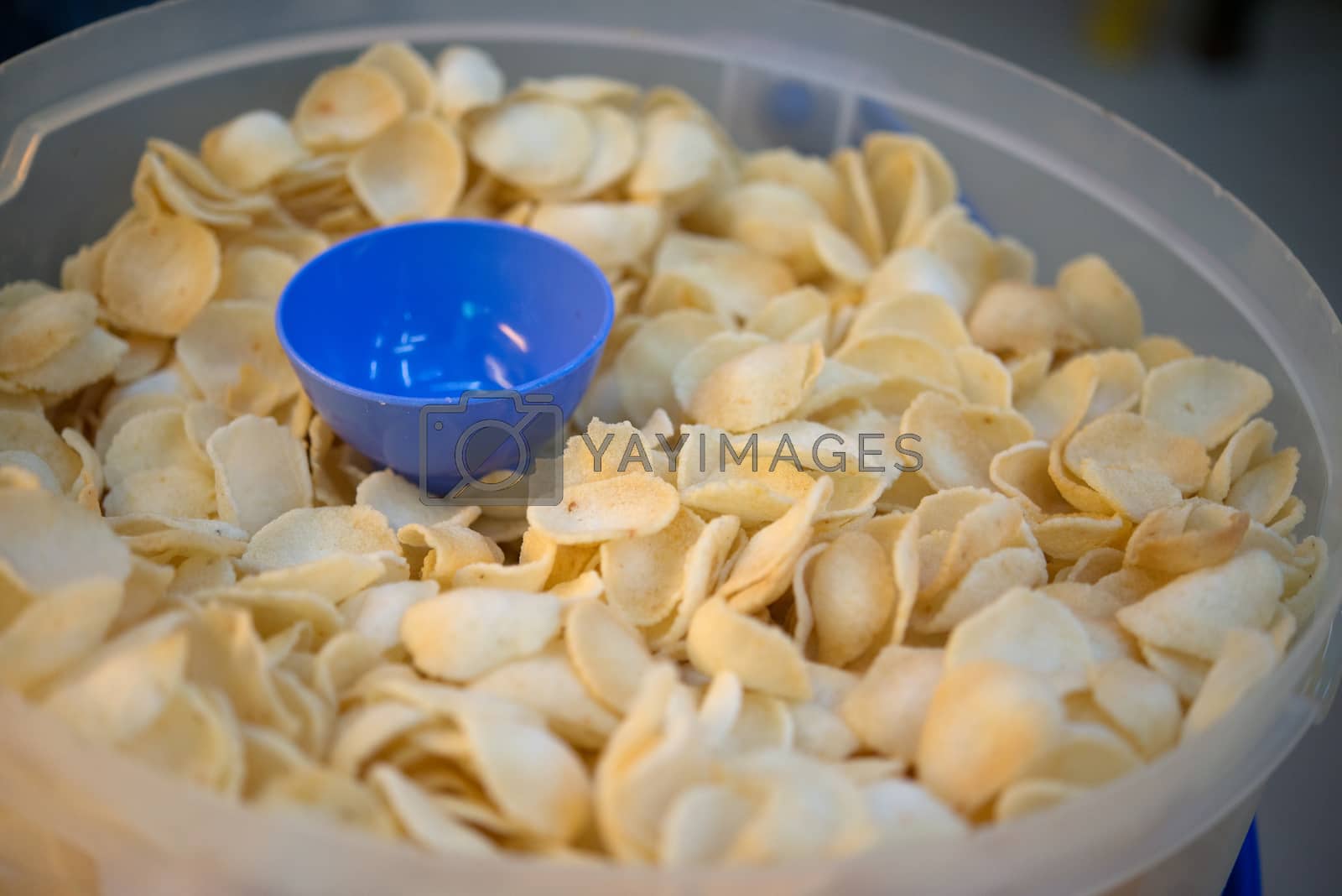 Royalty free image of Keropok seafood crackers. by szefei