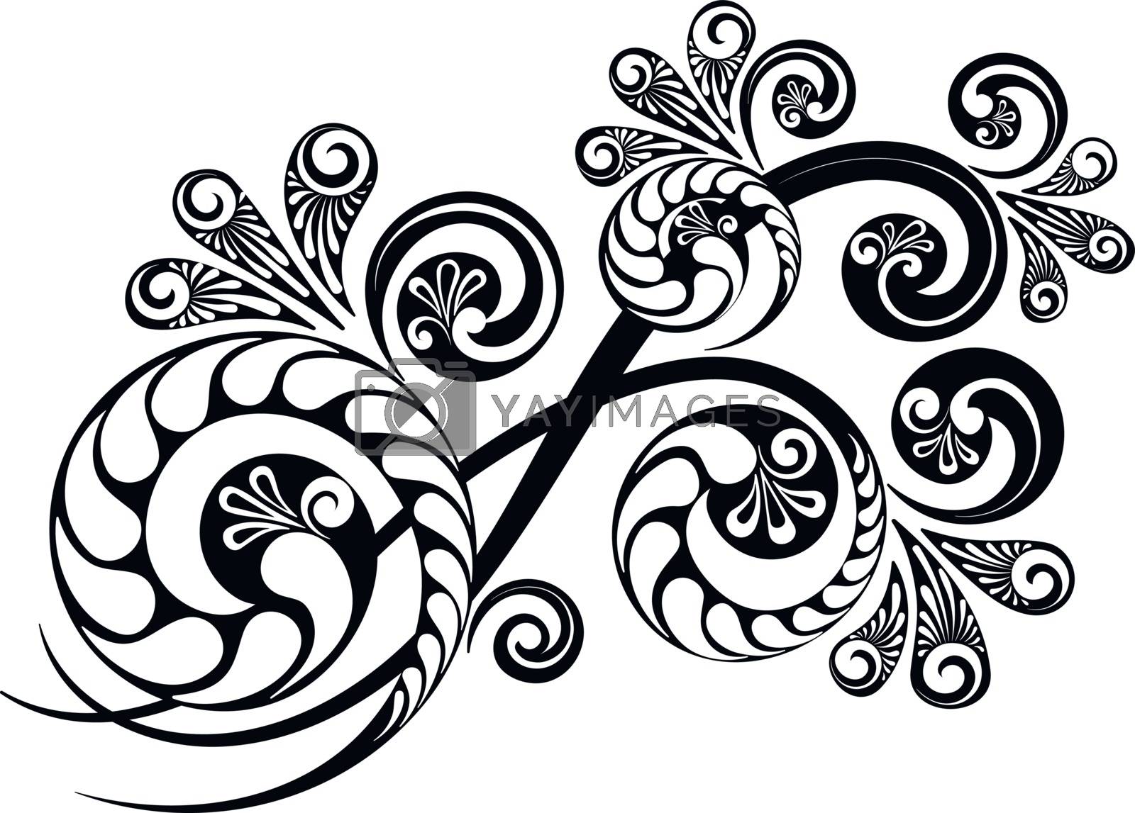 Royalty free image of Floral branching ornament by ayax