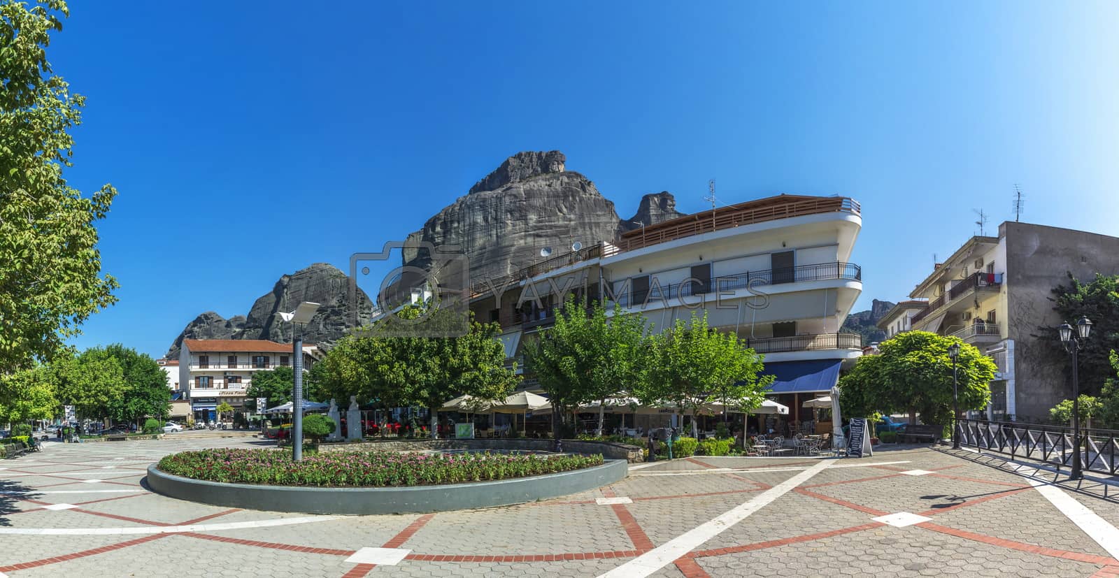 Royalty free image of Town of Kalambaka in Greece by Multipedia