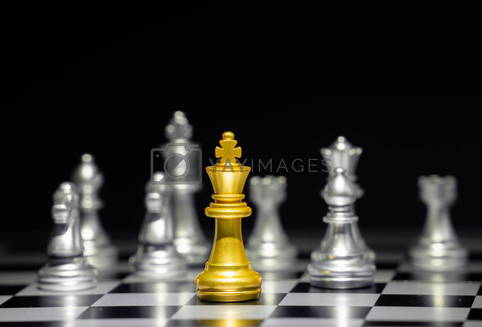 Royalty free image of chess board game by anankkml