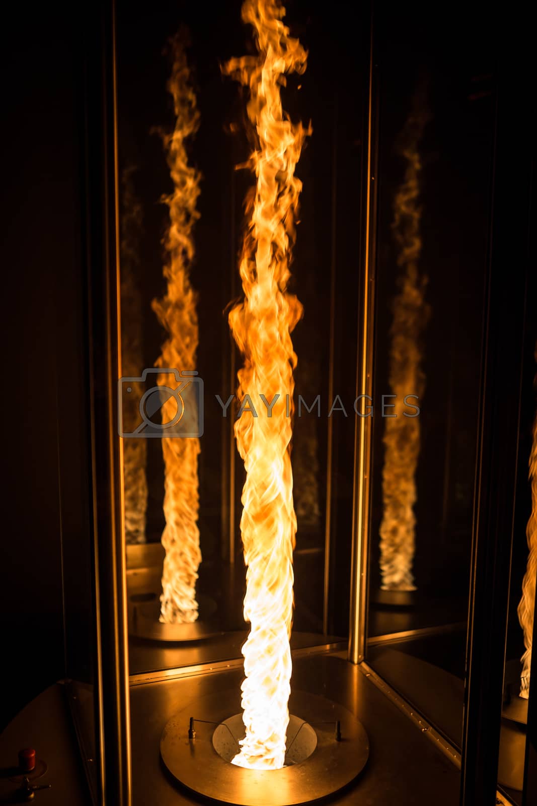 Royalty free image of Fire tornado made in a laboratory controlled enviroment by petrsvoboda91