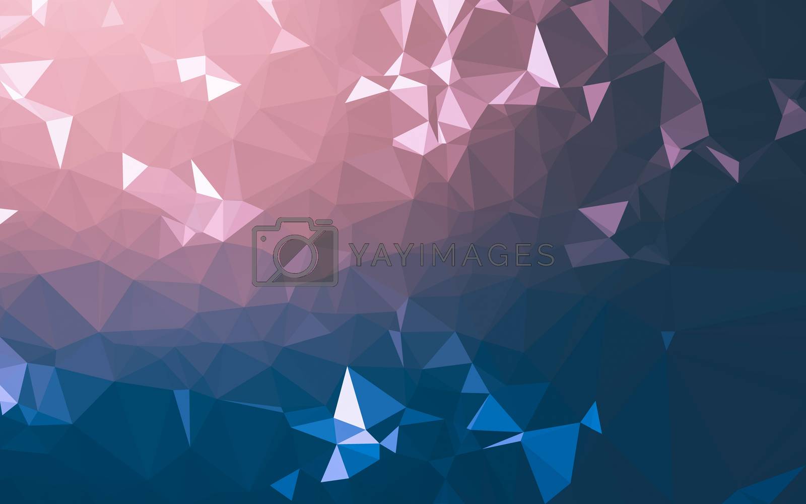 Royalty free image of Abstract low poly background, geometry triangle by teerawit