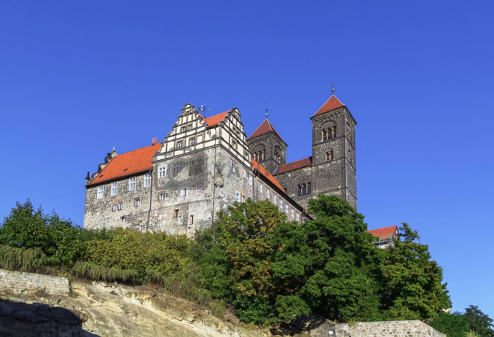 Royalty free image of The castle and church, Quedlinburg, Germany by borisb17