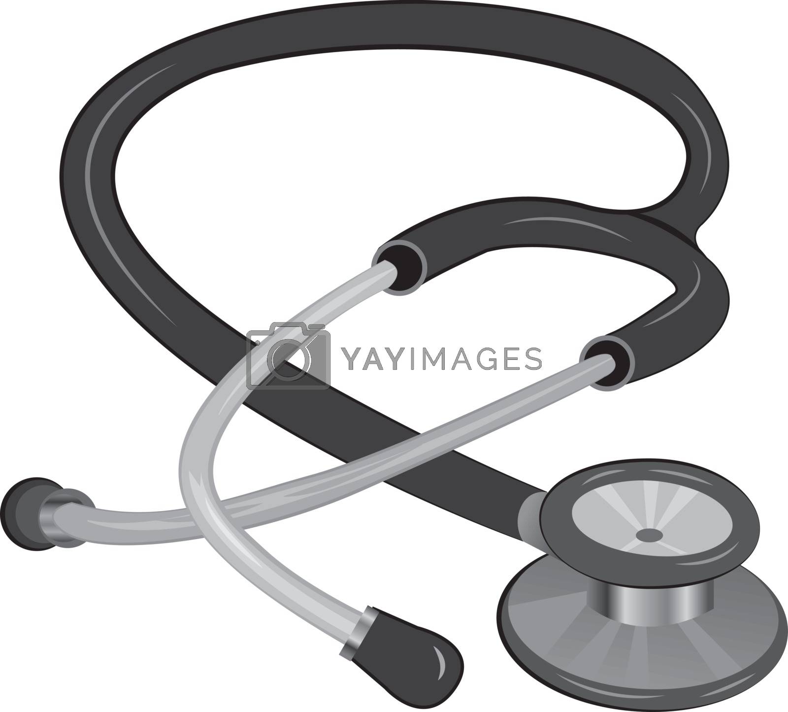 Royalty free image of STETHOSCOPE vector illustration by Olena758