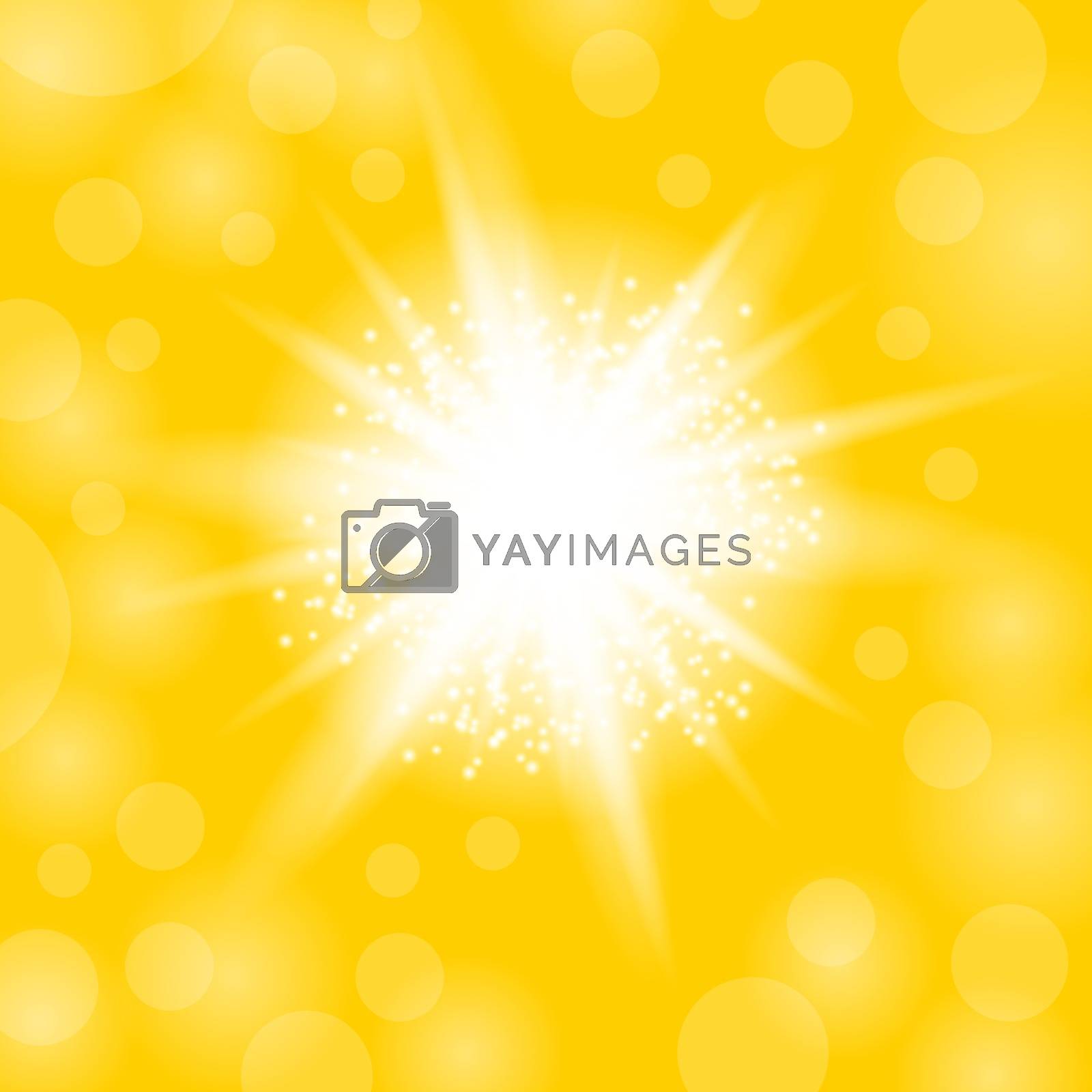 Sparkling Star, Glowing Light Explosion. Starburst with Sparkles on Yellow  Background by valeo5 Vectors & Illustrations with Unlimited Downloads -  Yayimages