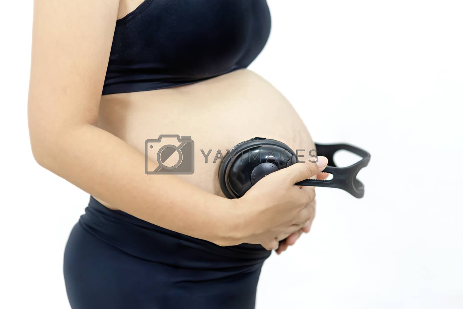 Royalty free image of pregnant  asian woman by rakratchada