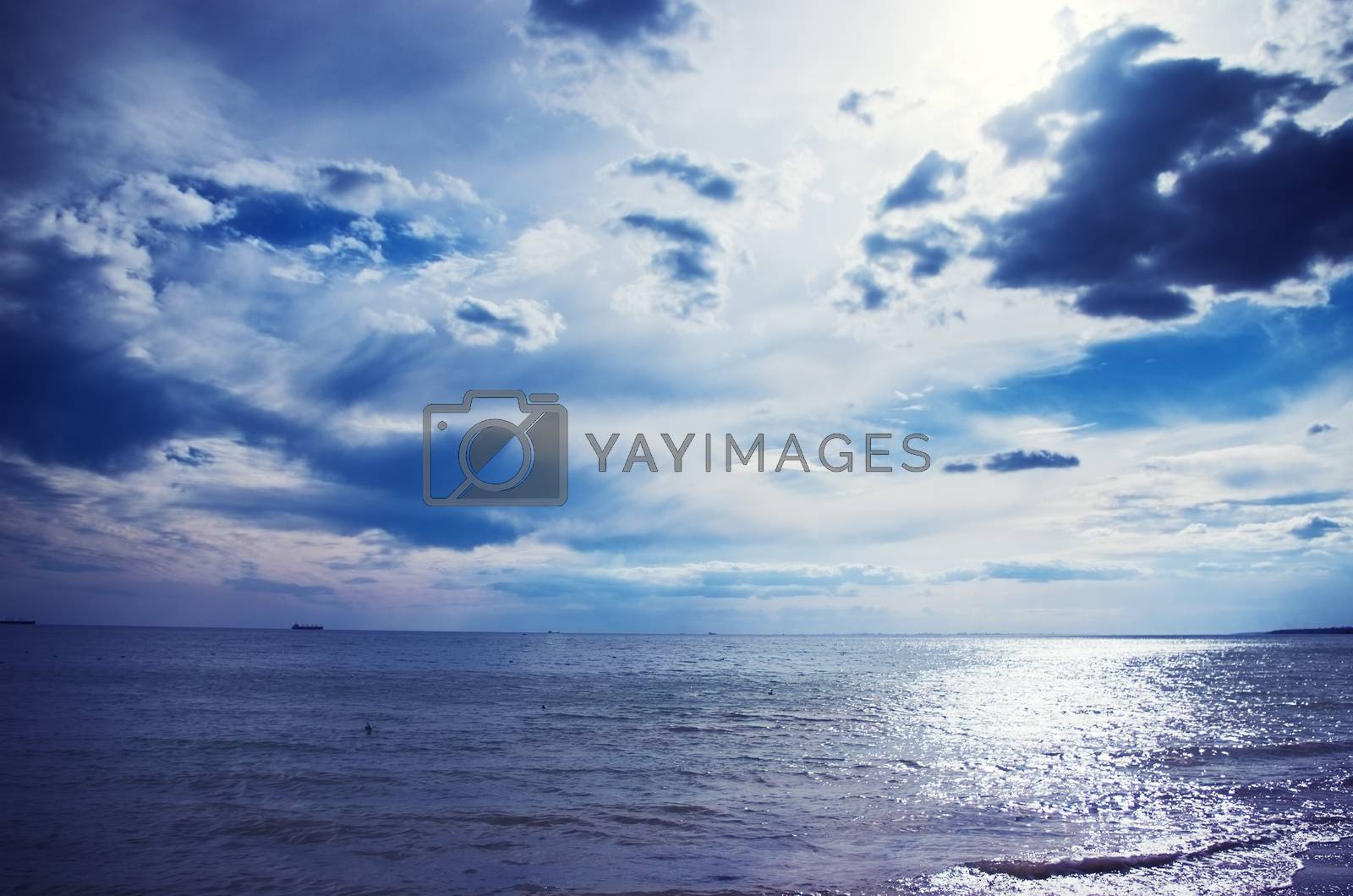 Royalty free image of Cloudy  sky by vrvalerian