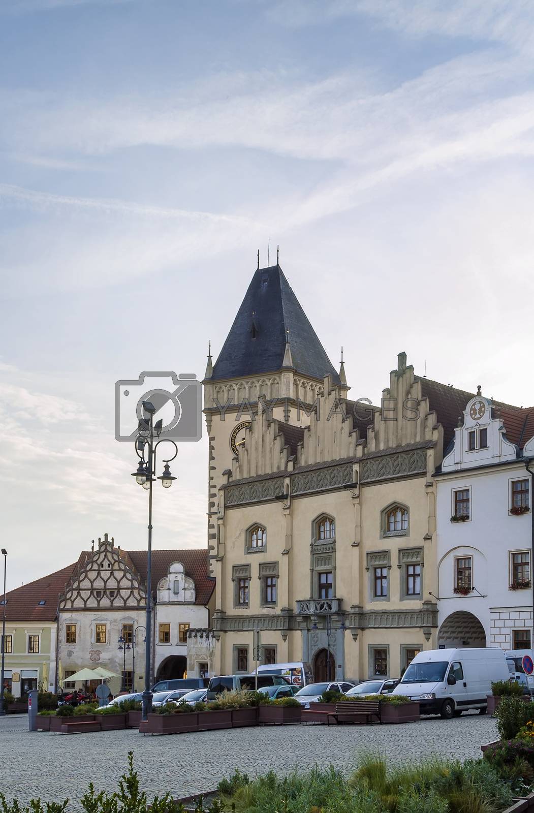 Royalty free image of Main square of Tabor, Czech republic by borisb17
