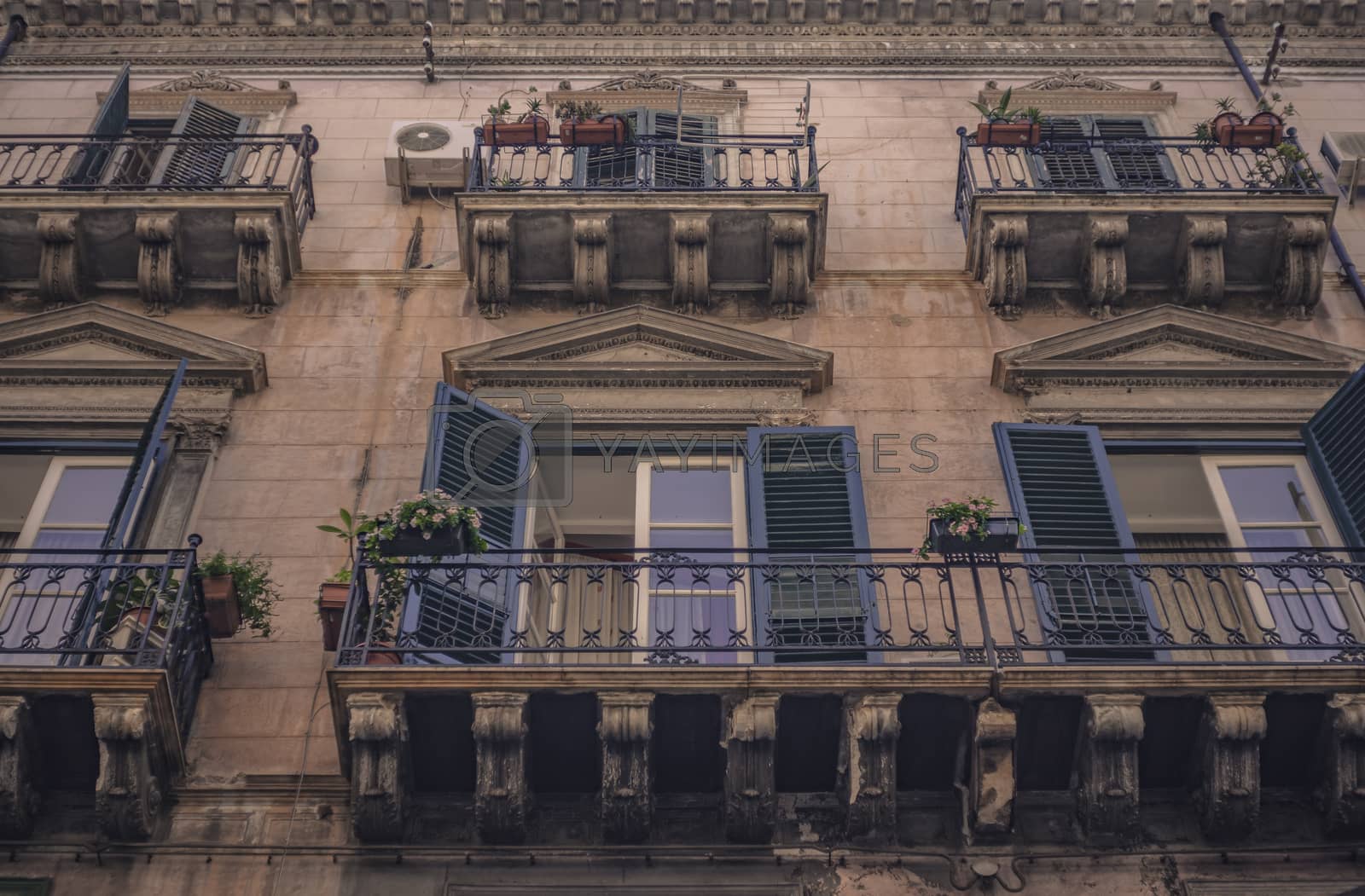 Royalty free image of Palermo's Balcony building by pippocarlot