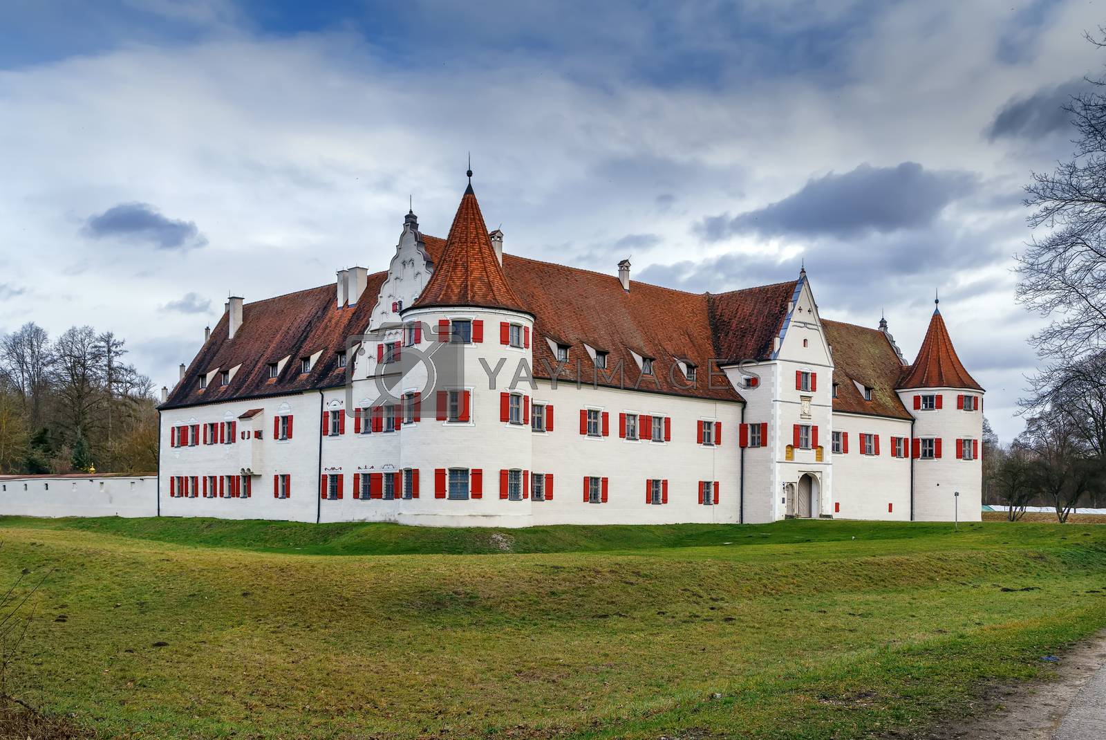 Royalty free image of Hunting Castle Grunau, Germany by borisb17