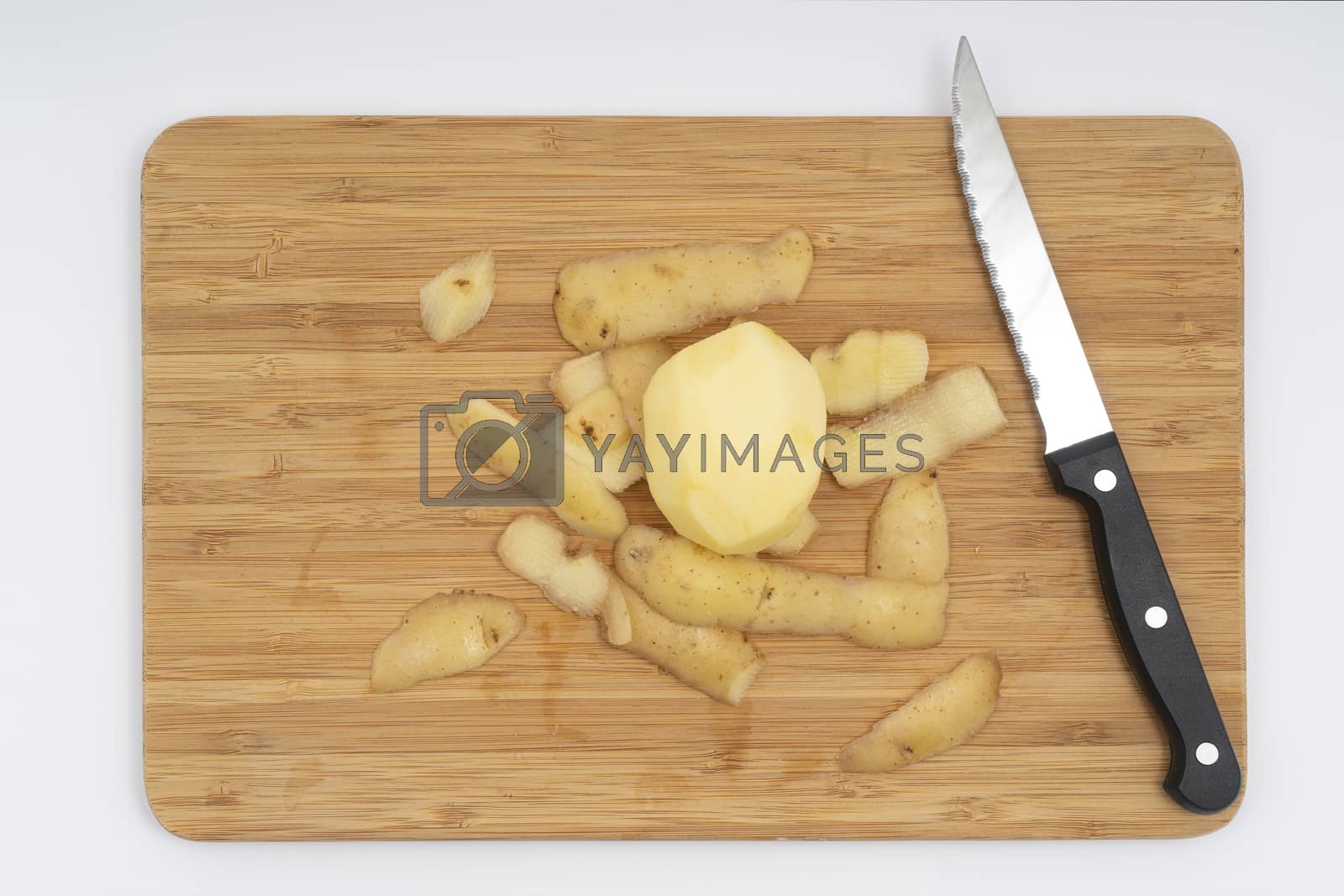 Royalty free image of peeled potato by sergiodv