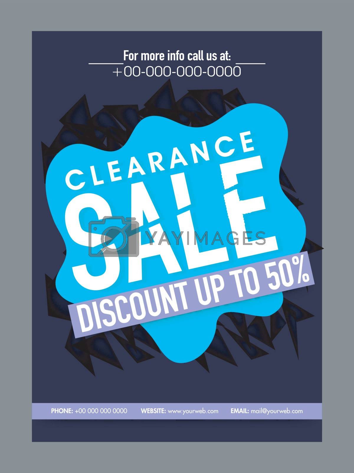 Royalty free image of Clearance Sale and Discount poster, banner. by aispl