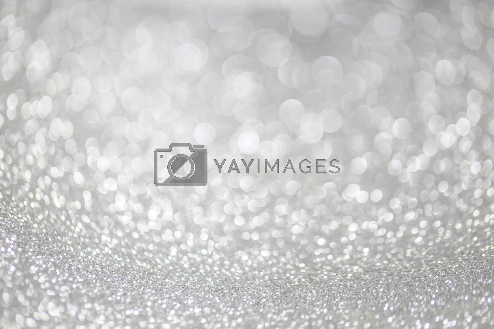Royalty free image of Abstract silver glitter background by Yellowj