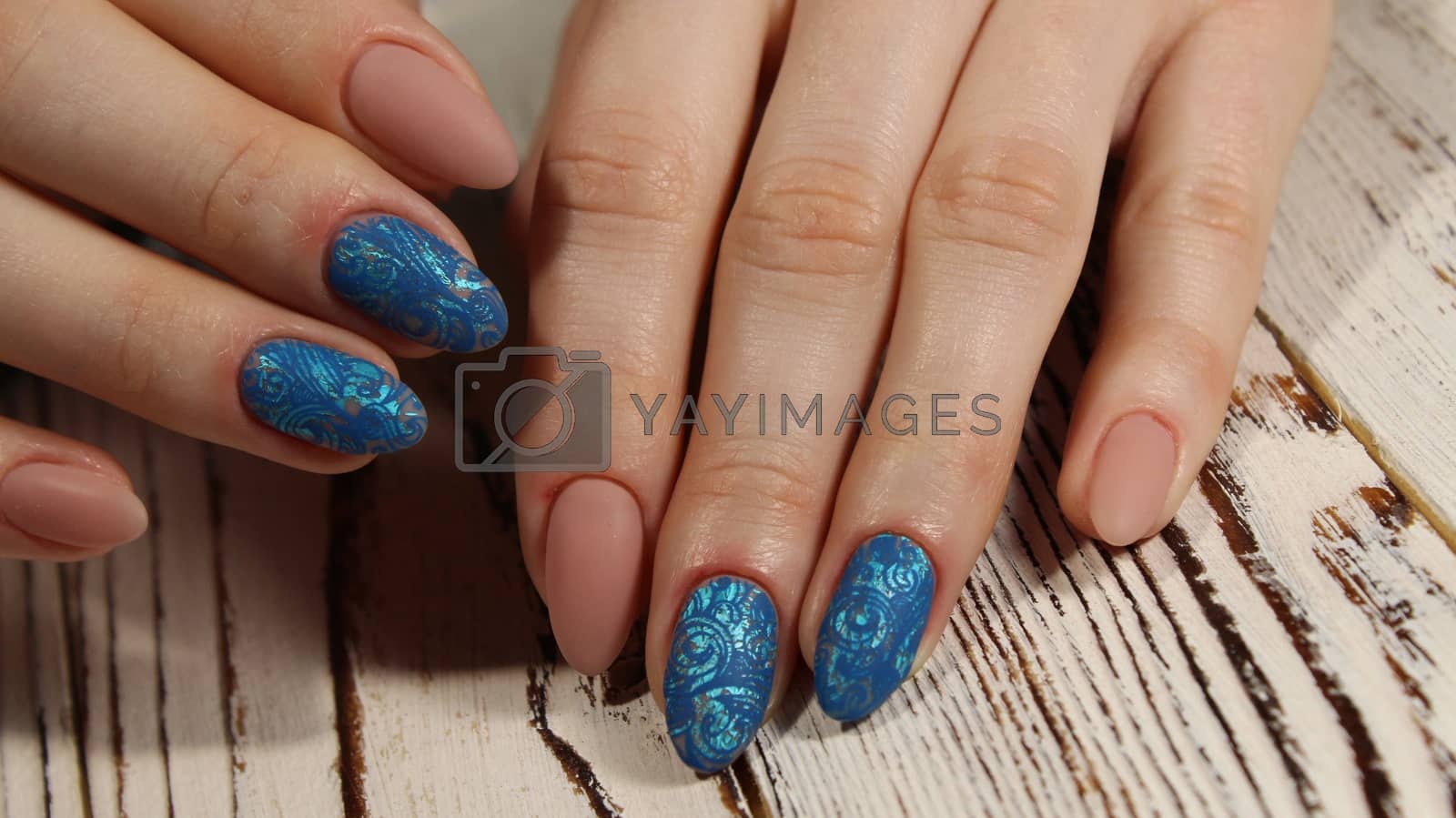 Royalty free image of Youth manicure design by SmirMaxStock
