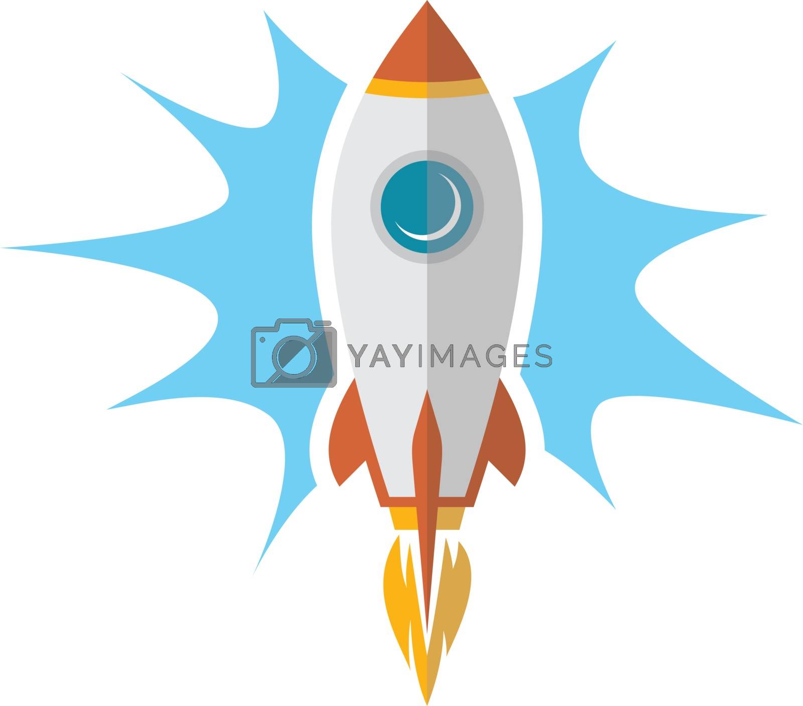 Royalty free image of space travel rocket ship science vector art by vector1st