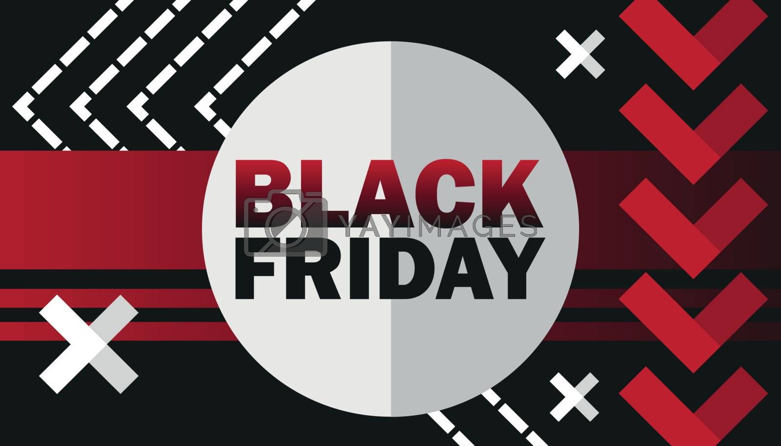 Royalty free image of Black Friday Sale advertisement. Vector Illustration for your business design. by natali_brill