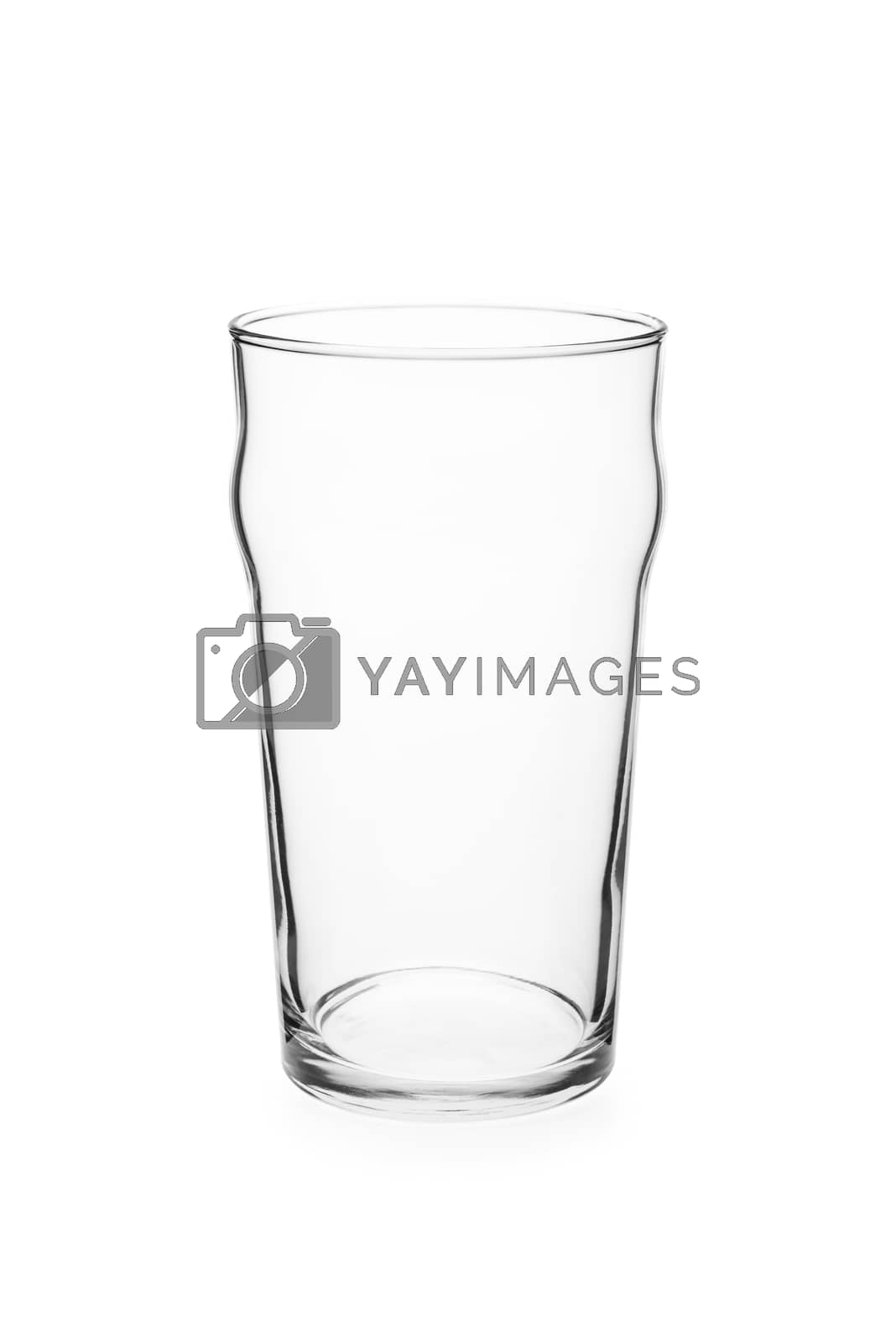 Royalty free image of Empty English Pint Glass by patrickstock