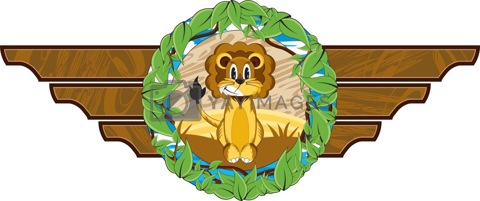 Royalty free image of Cute Cartoon Lion by markmurphycreative