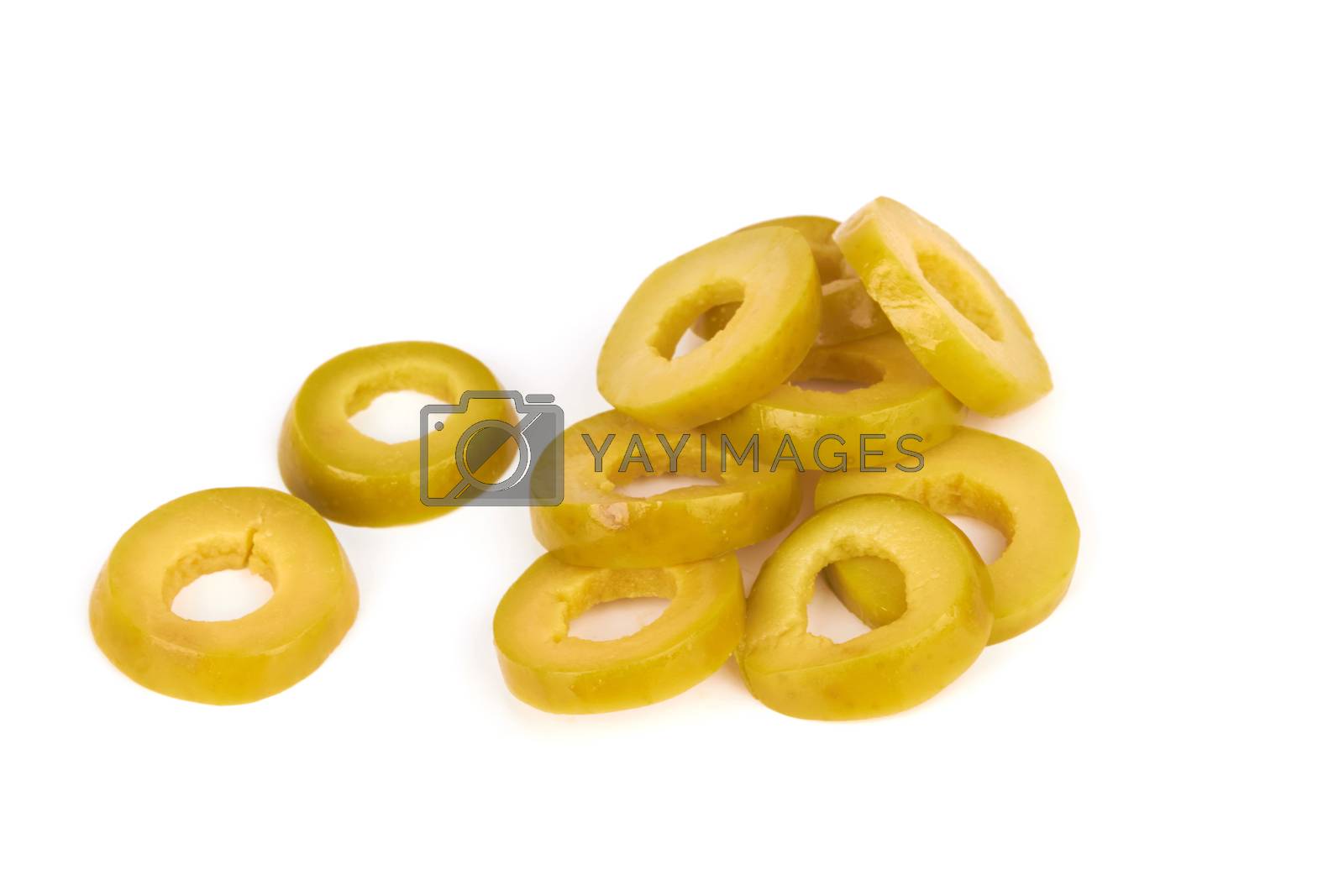 Royalty free image of green olives by pioneer111