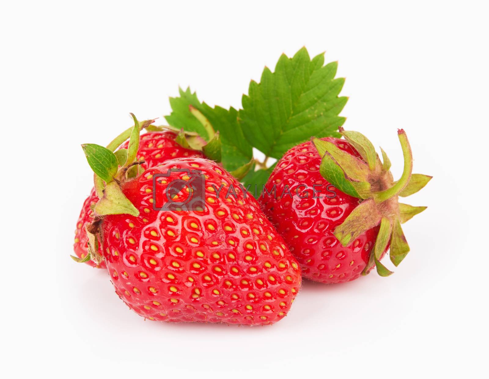 Royalty free image of strawberries by pioneer111