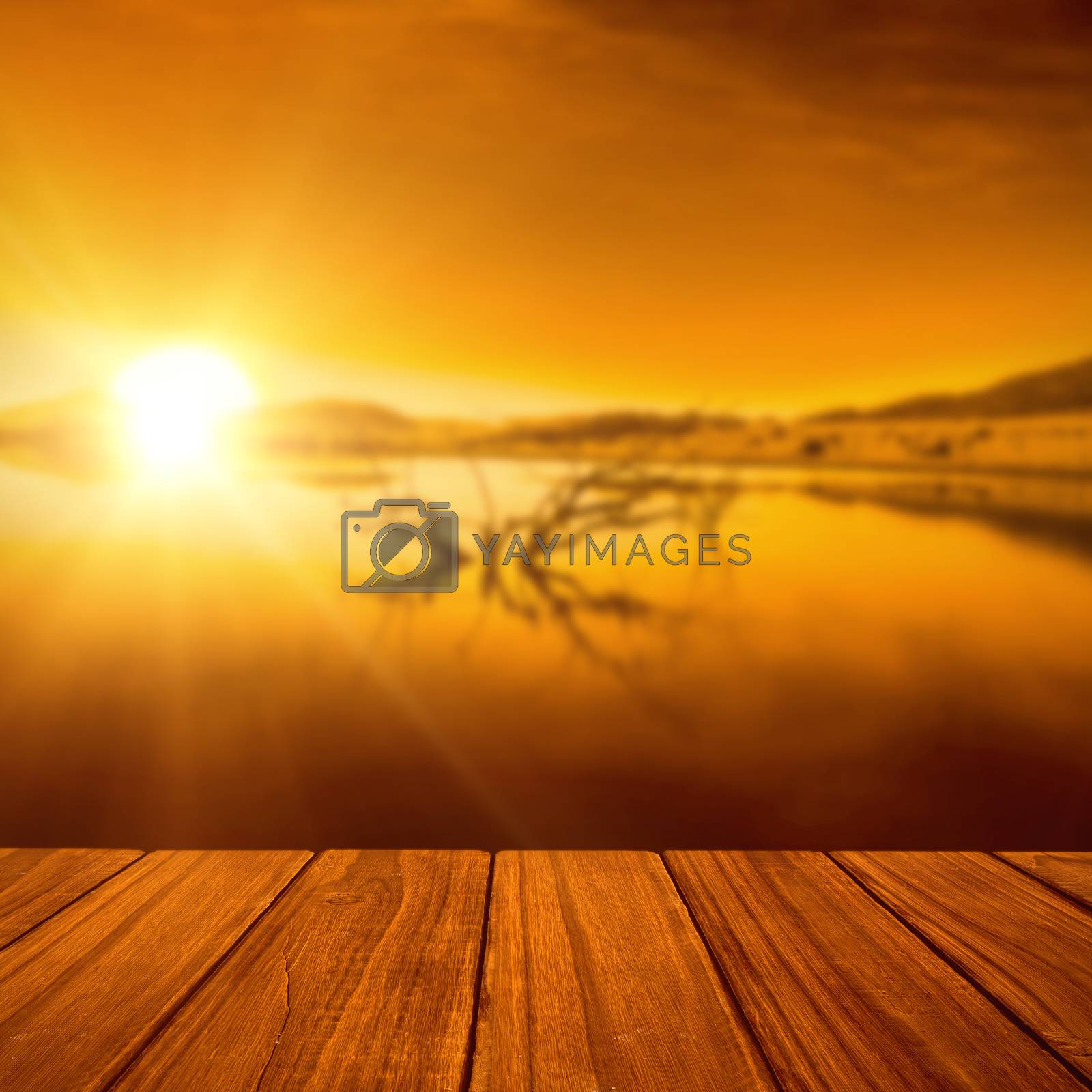 Royalty free image of Composite image of high angle view of hardwood floor by Wavebreakmedia