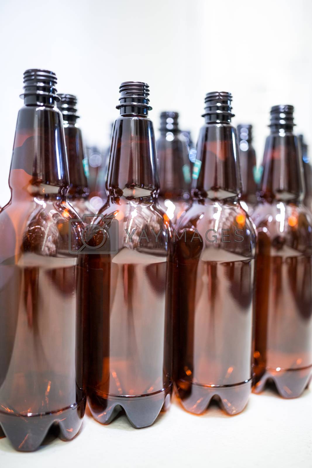 Royalty free image of Empty beer bottles at bewery by Wavebreakmedia