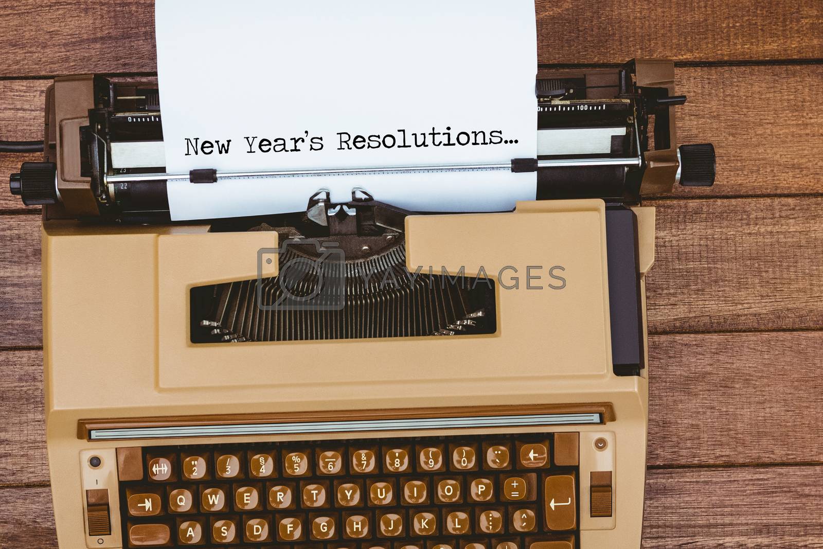 Royalty free image of Composite image of new years resolutions by Wavebreakmedia