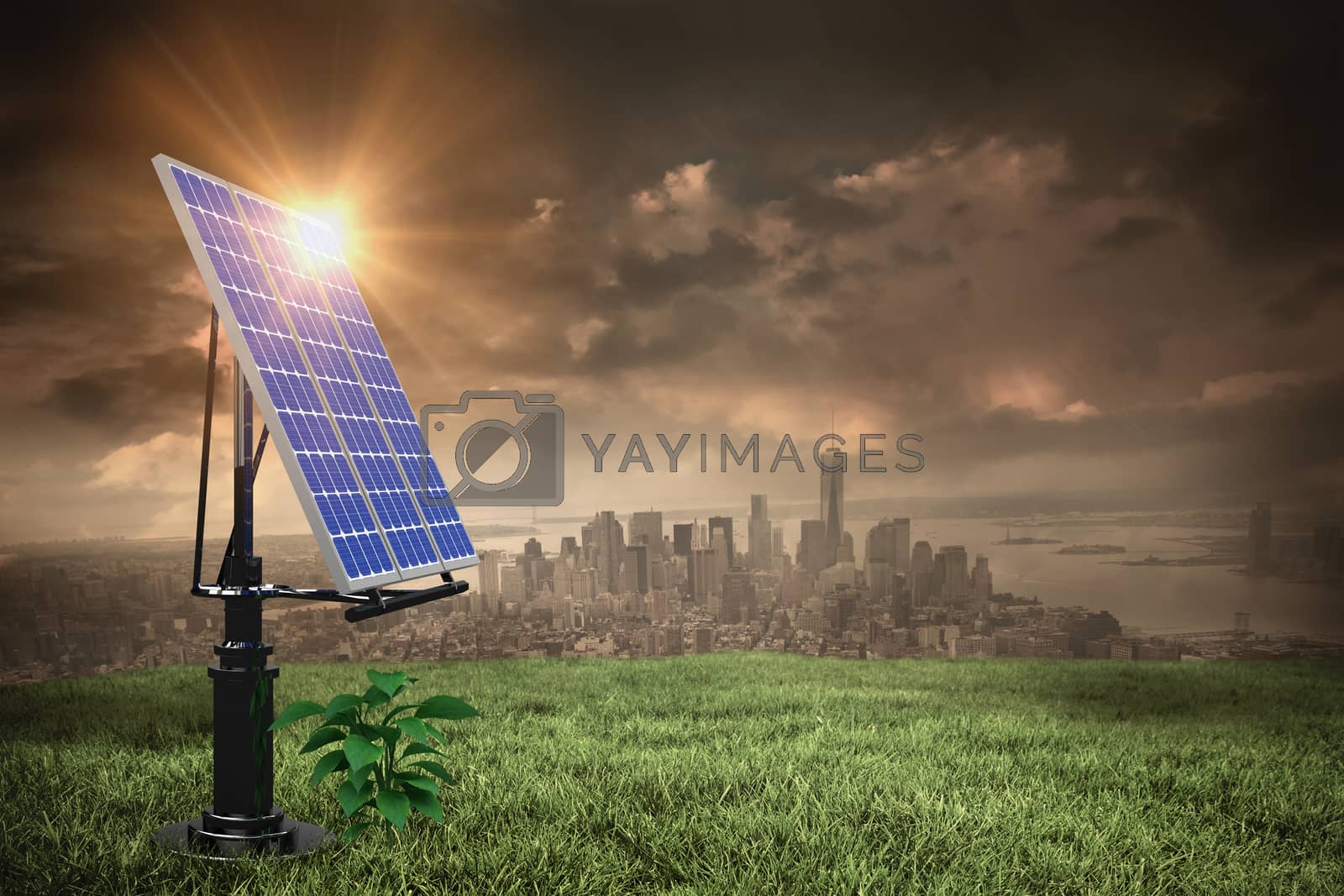 Royalty free image of Composite image of flare by Wavebreakmedia