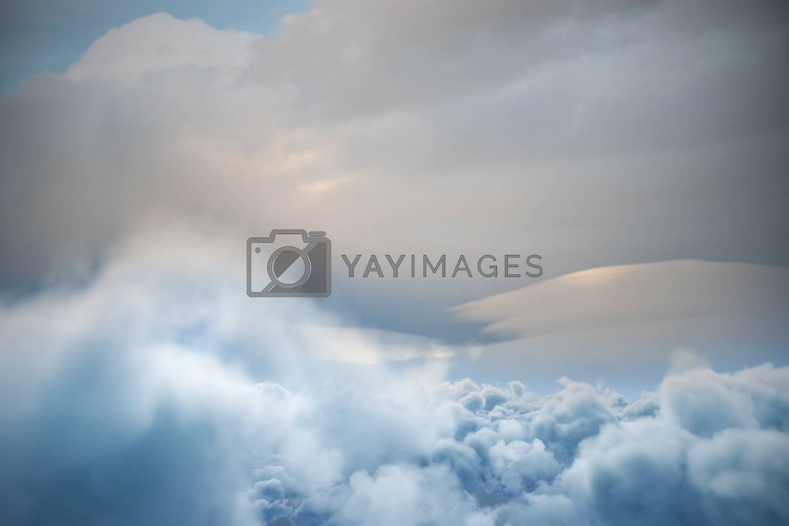Royalty free image of Cloudy sky during sunset by Wavebreakmedia
