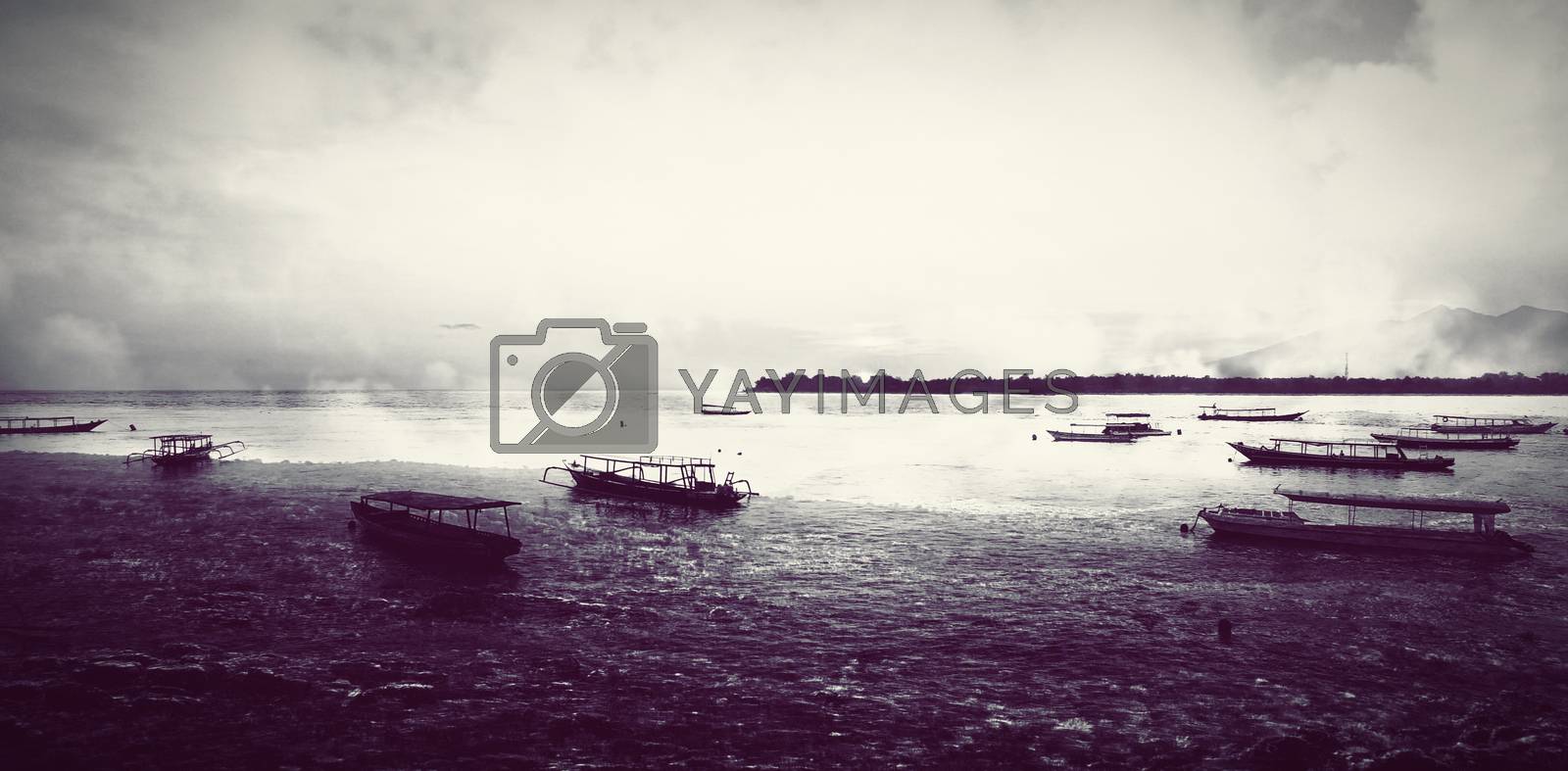 Royalty free image of View of passengers craft by Wavebreakmedia