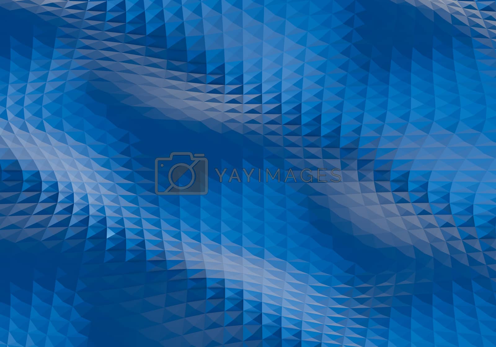 Royalty free image of Abstract blue background. 3D low poly style. illustration of 3D  by SaitanSainam