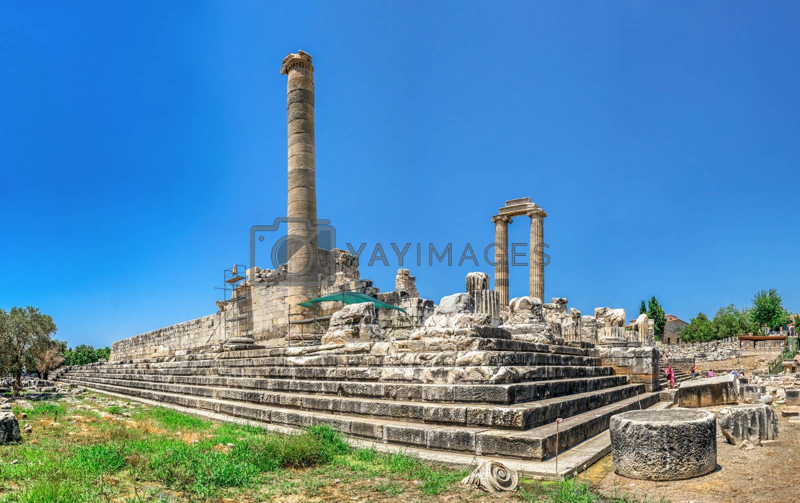 Royalty free image of The southern flank of the temple of Apollo at Didyma, Turkey by Multipedia