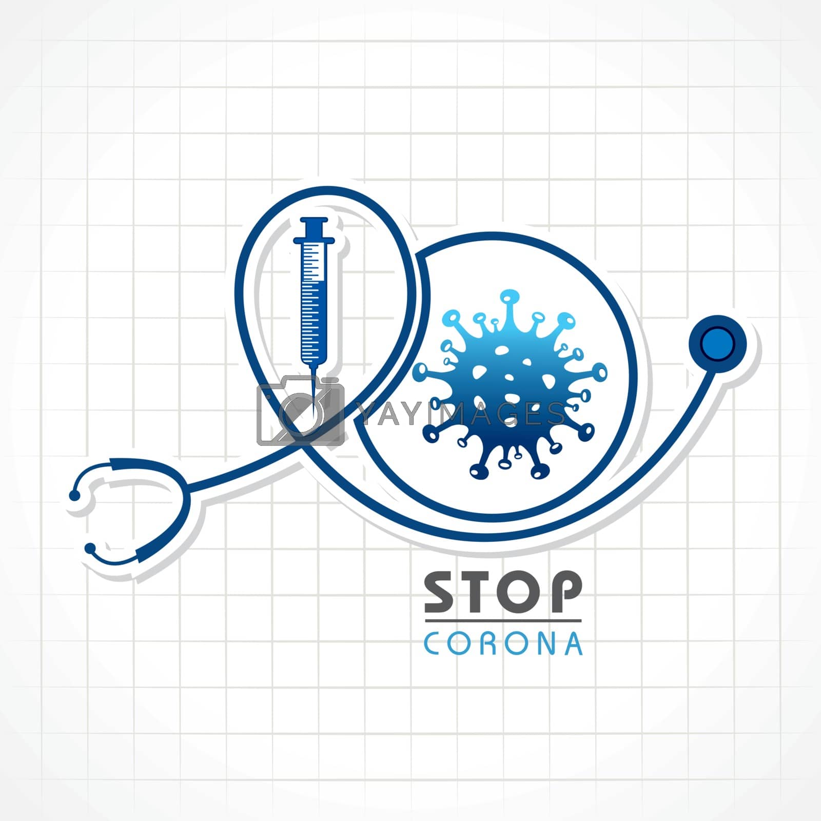 Royalty free image of Corona Virus 2019-20. Wuhan virus disease, by graphicsdunia4you