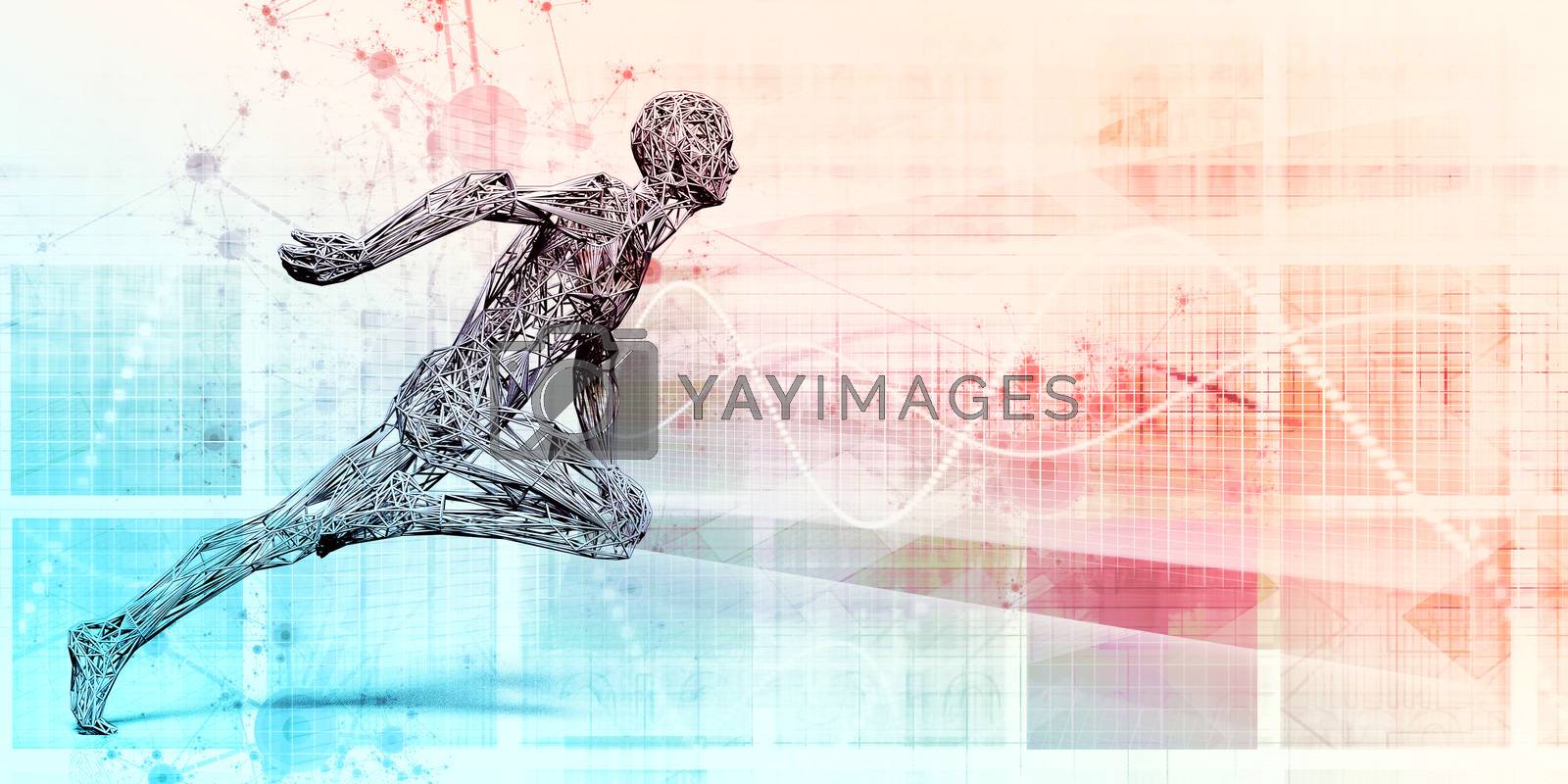 Royalty free image of Fitness Technology by kentoh