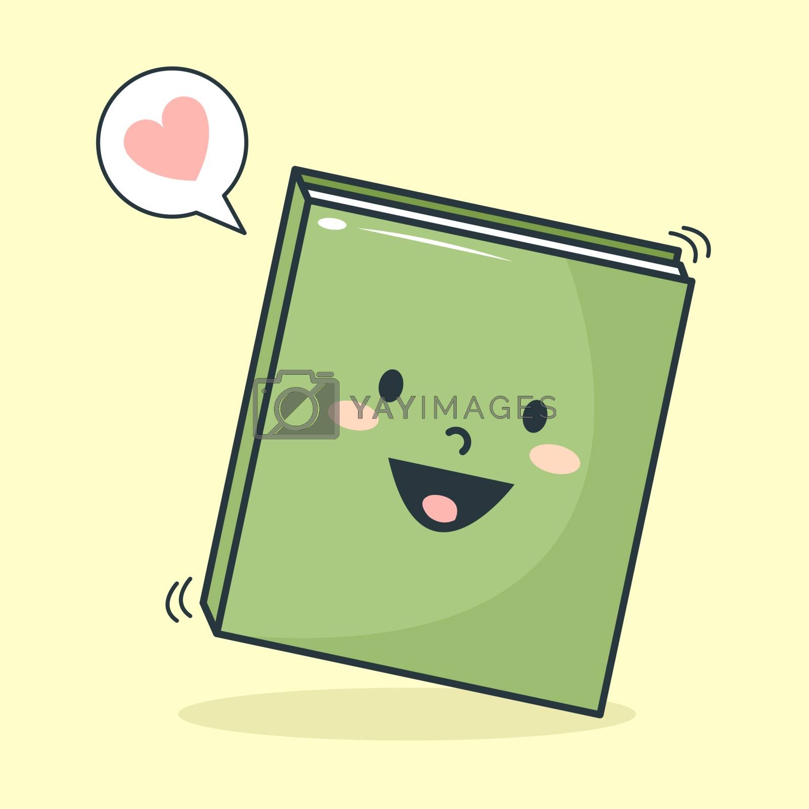 Royalty free image of The Jump Book in Cute Cartoon Style by Ianisme28