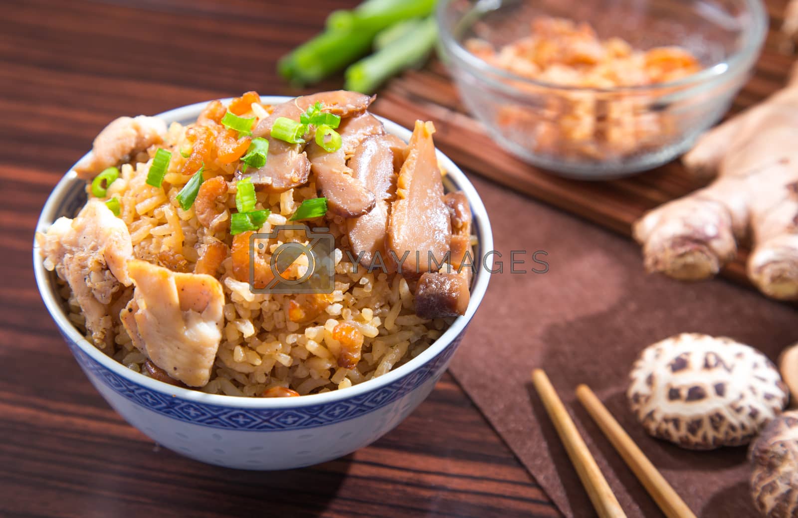 Royalty free image of chinese steam rice by tehcheesiong