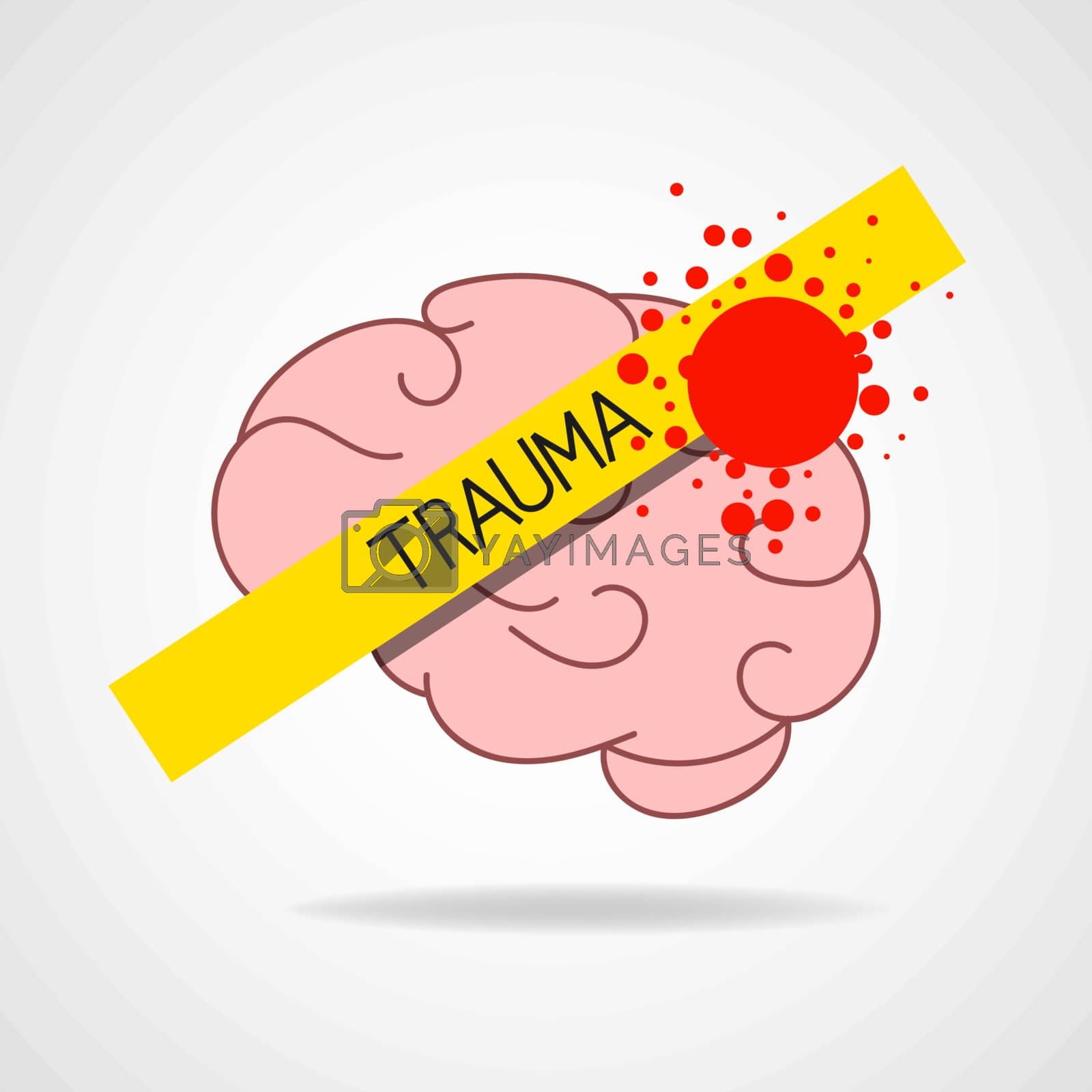 Royalty free image of Mental Disorder Icon. Brain Disease, Trauma, Dementia. Alzheimer Concept. Vector Illustration Can Be Used For Topics Like Psychology, Mental Health, Medicine by IaroslavBrylov