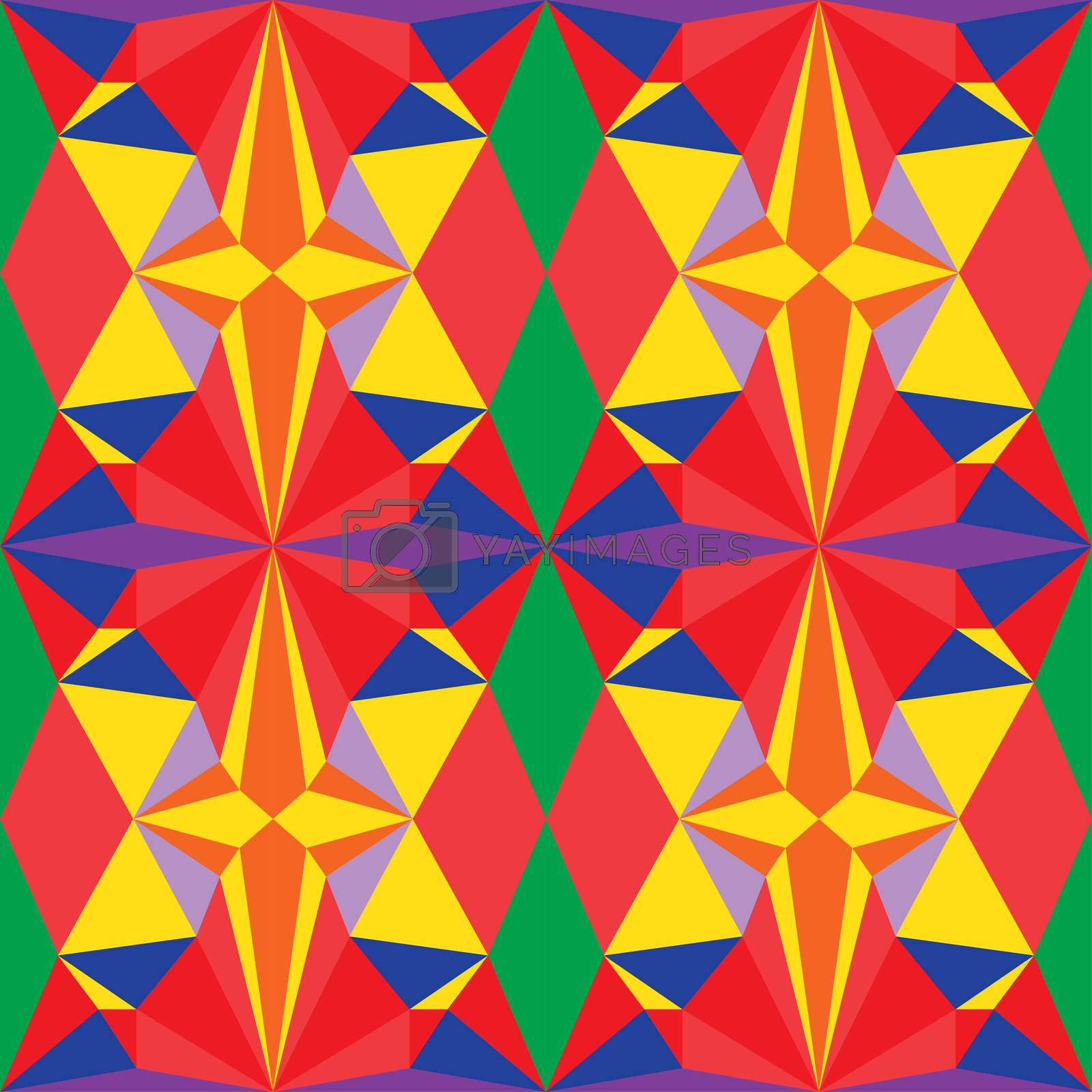 Royalty free image of Abstract seamless colourful pattern geometric backgrounds vector design by eskimos
