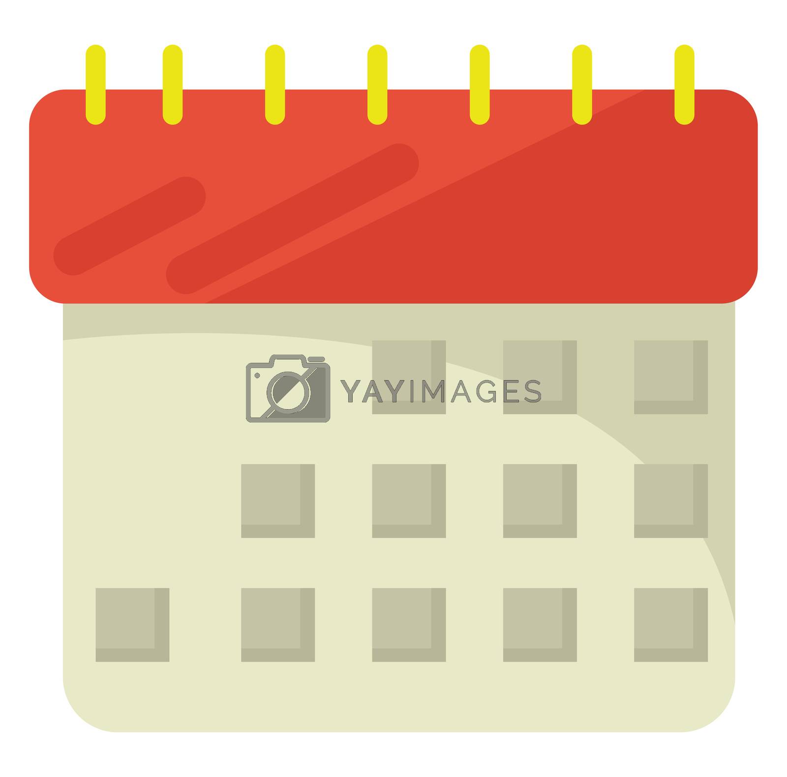 Royalty free image of Calendar , illustration, vector on white background by Morphart